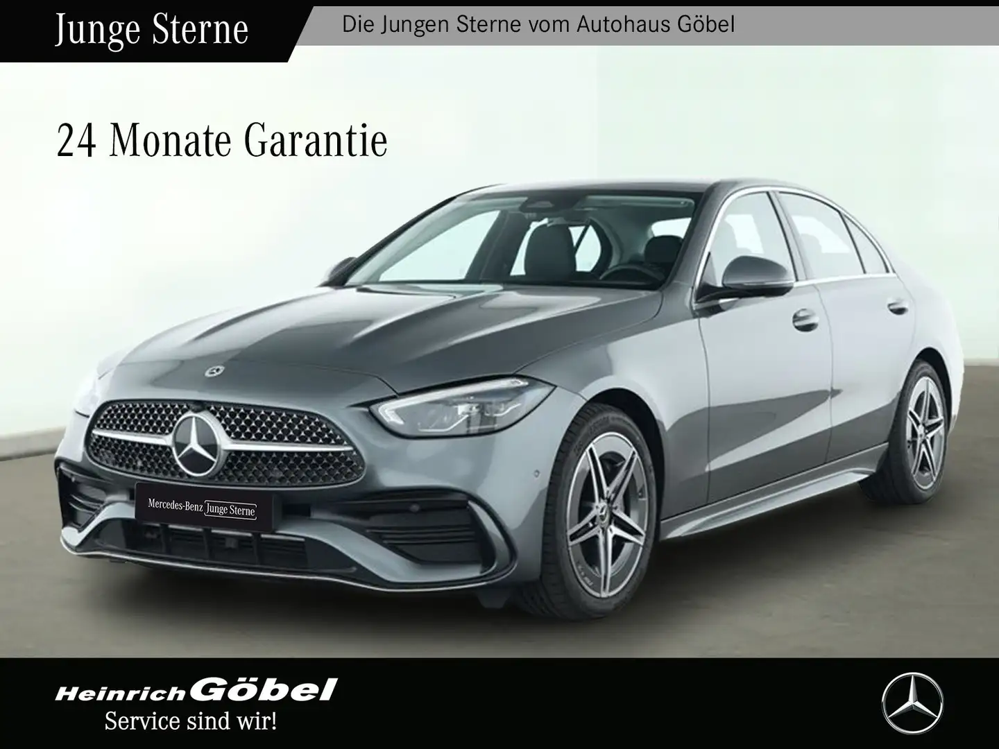 Mercedes-Benz C 300 AMG+KAMERA+MEMORY+CARPLAY+AMBIENTE+WINTERP Gris - 1