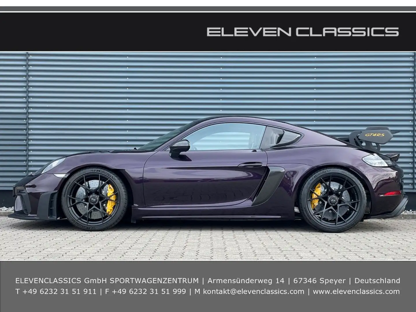 Porsche Cayman GT4 RS *PCCB, Lift, Weissach, PTS* Violett - 1