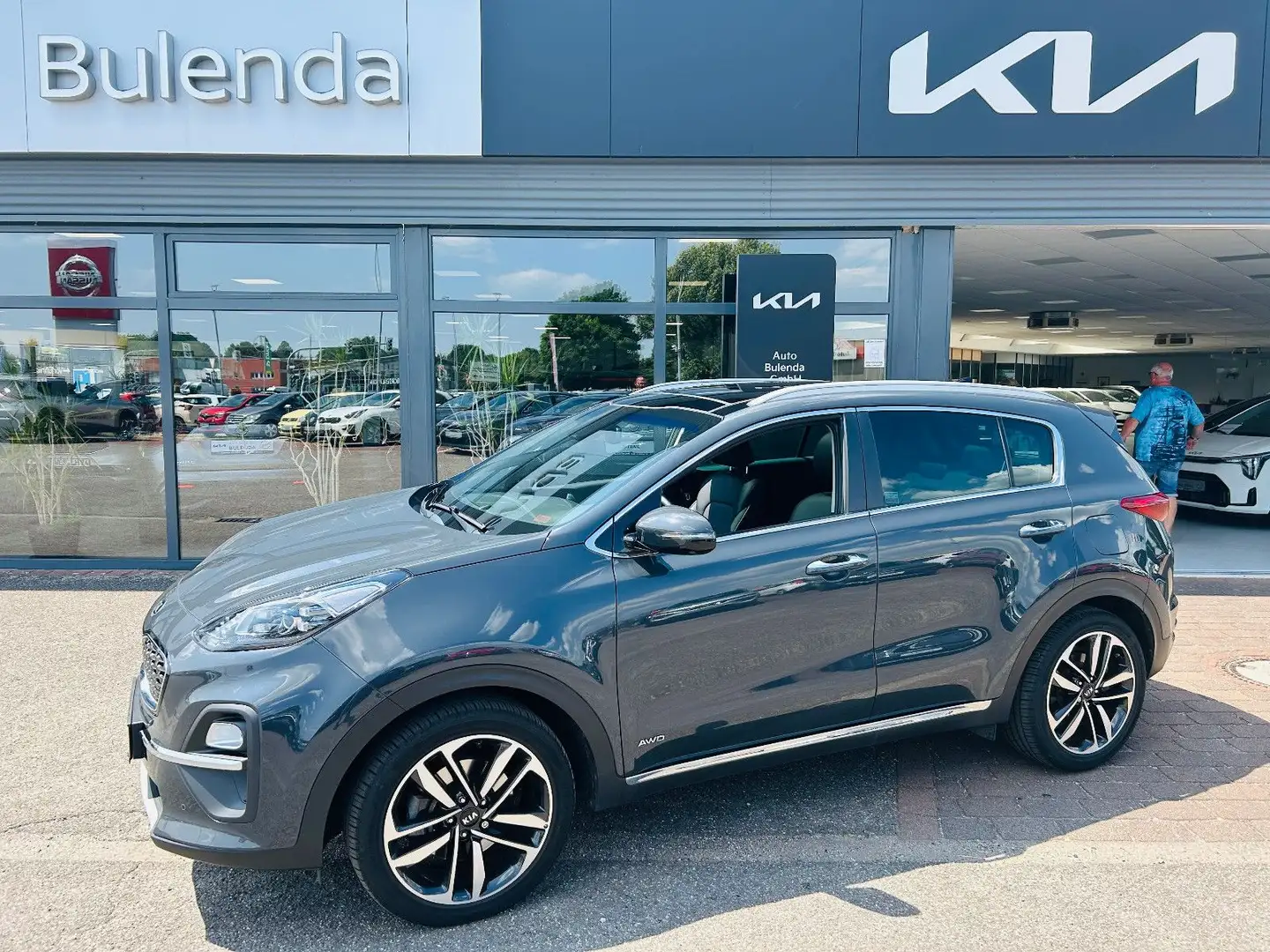 Kia Sportage 1.6T Platinum Edition AWD DCT GLASDACH Gris - 1