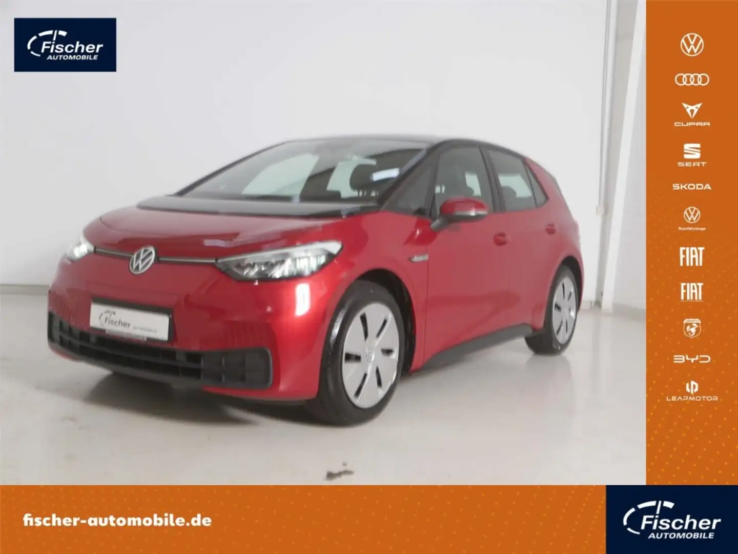 Volkswagen ID.3 Pro 58 kWh NAV/LED/CCS/Klima/PDC Червоний - 1