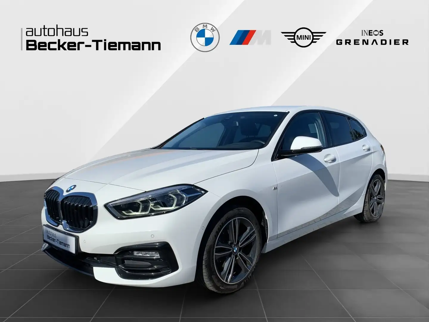 BMW 118 i Hatch*SPORT LINE*HEAD UP*ADAPT LED*KAMERA*LENKRA Blanco - 1