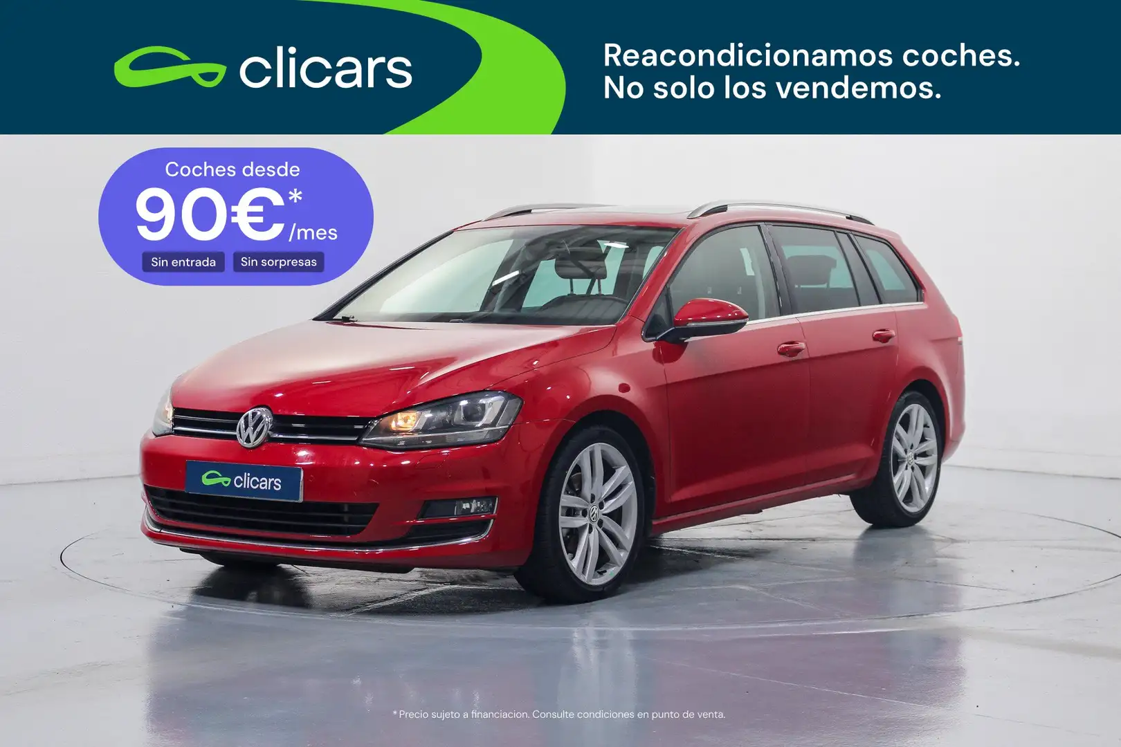 Volkswagen Golf Variant 2.0TDI CR BMT Sport DSG 150 Rojo - 1