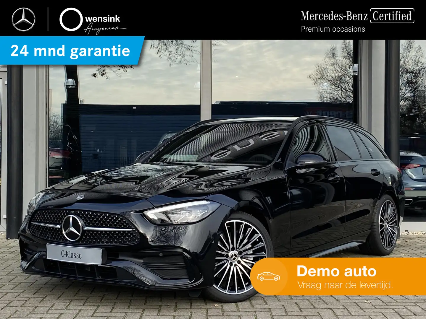 Mercedes-Benz C 180 Estate AMG Line | Panoramadak | Memory pakket | Hi Zwart - 1