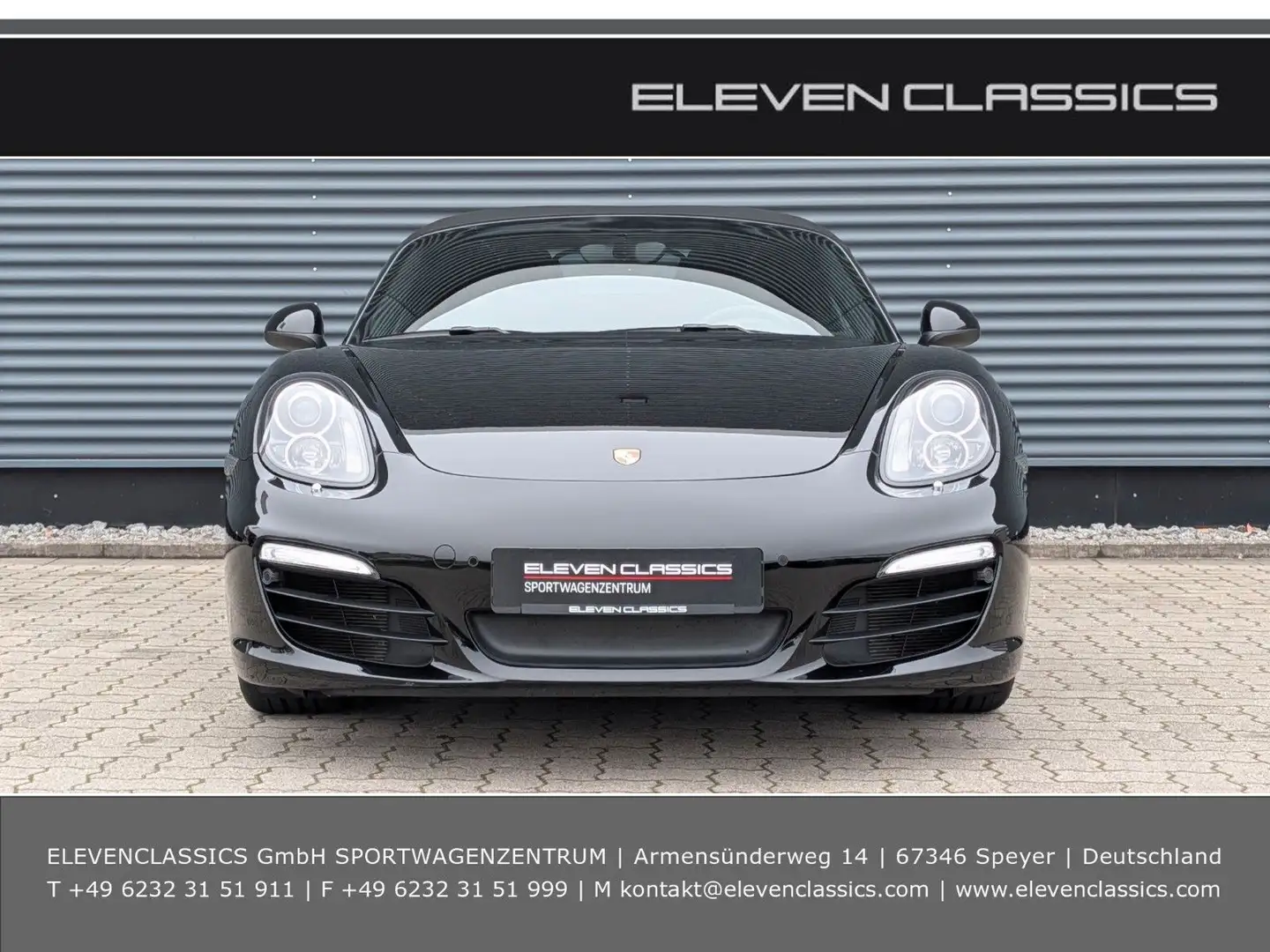 Porsche Boxster 981 *1. Hand, unfallfrei, deutsch* Schwarz - 2