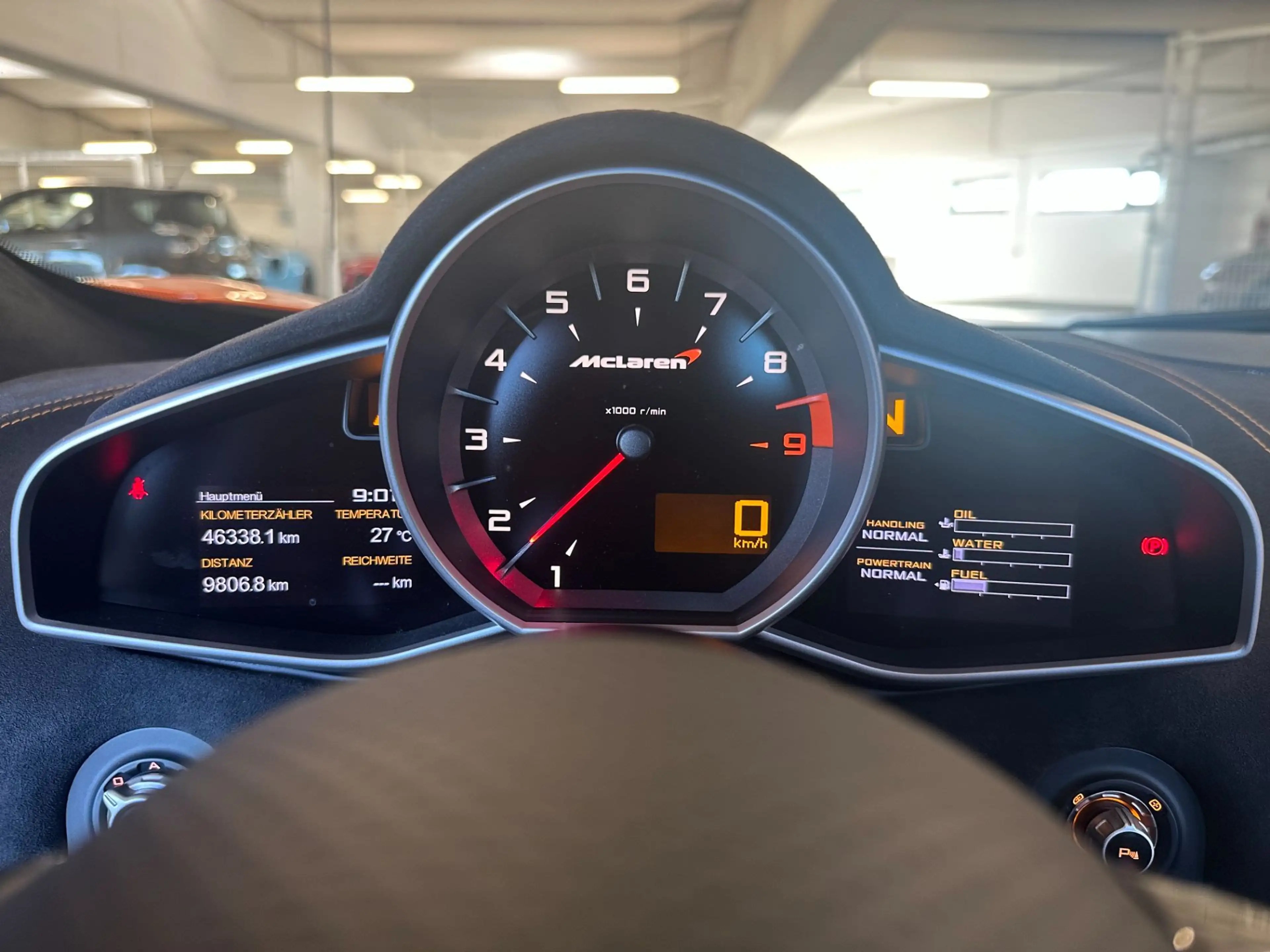 McLaren 650S Spider / Tarocco Orange / CF / Lift / — photo 12