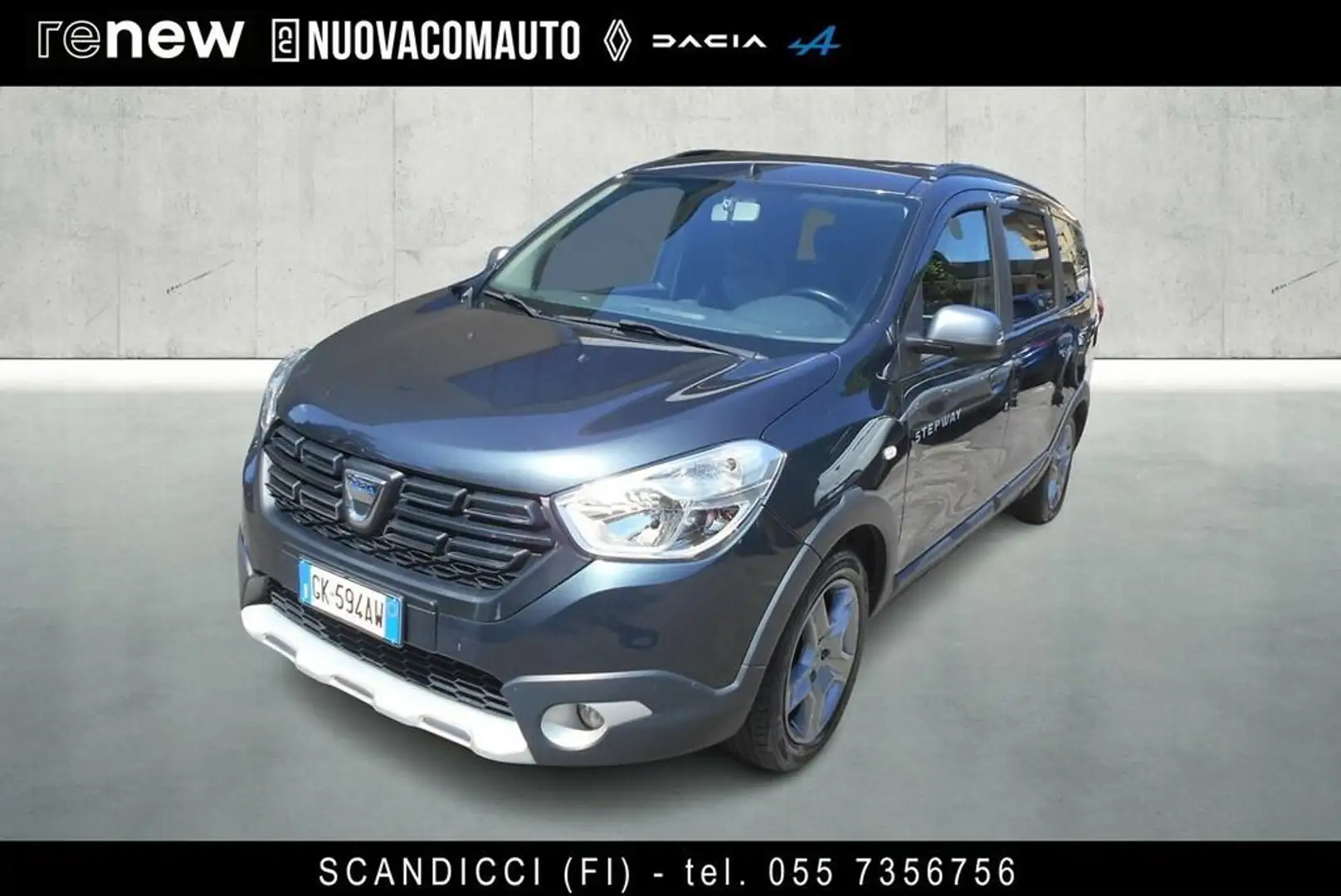 Dacia Lodgy Stepway 1.5 blue dci SL DaciaPlus s&s 115cv 7p.ti Grigio - 1