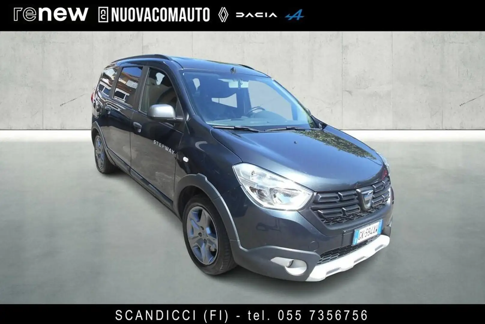 Dacia Lodgy Stepway 1.5 blue dci SL DaciaPlus s&s 115cv 7p.ti Grigio - 2