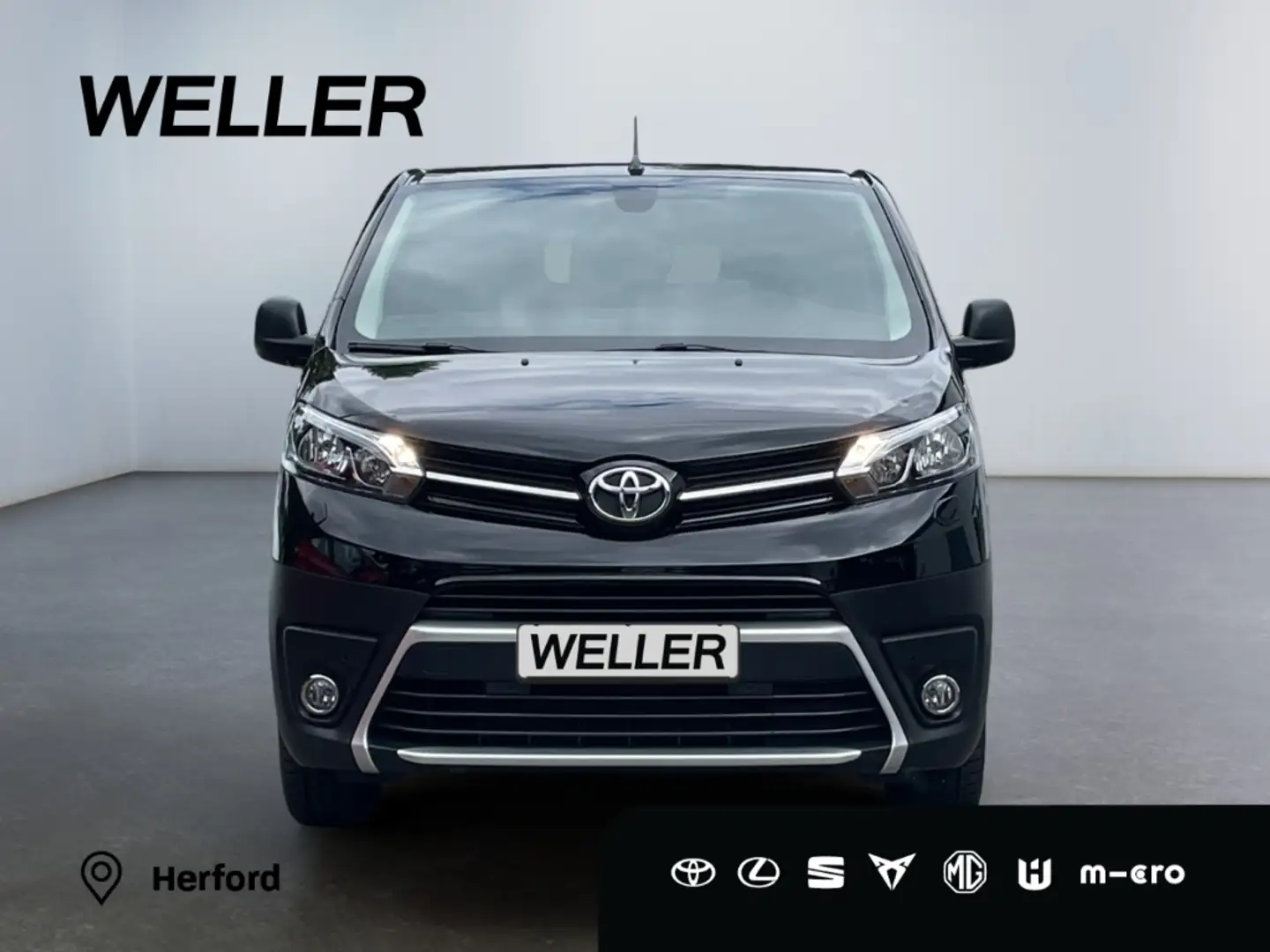 Toyota Proace 2,0l-D-4D L1 Meister *AHK*CAM*Navi*CarPlay* Zwart - 2