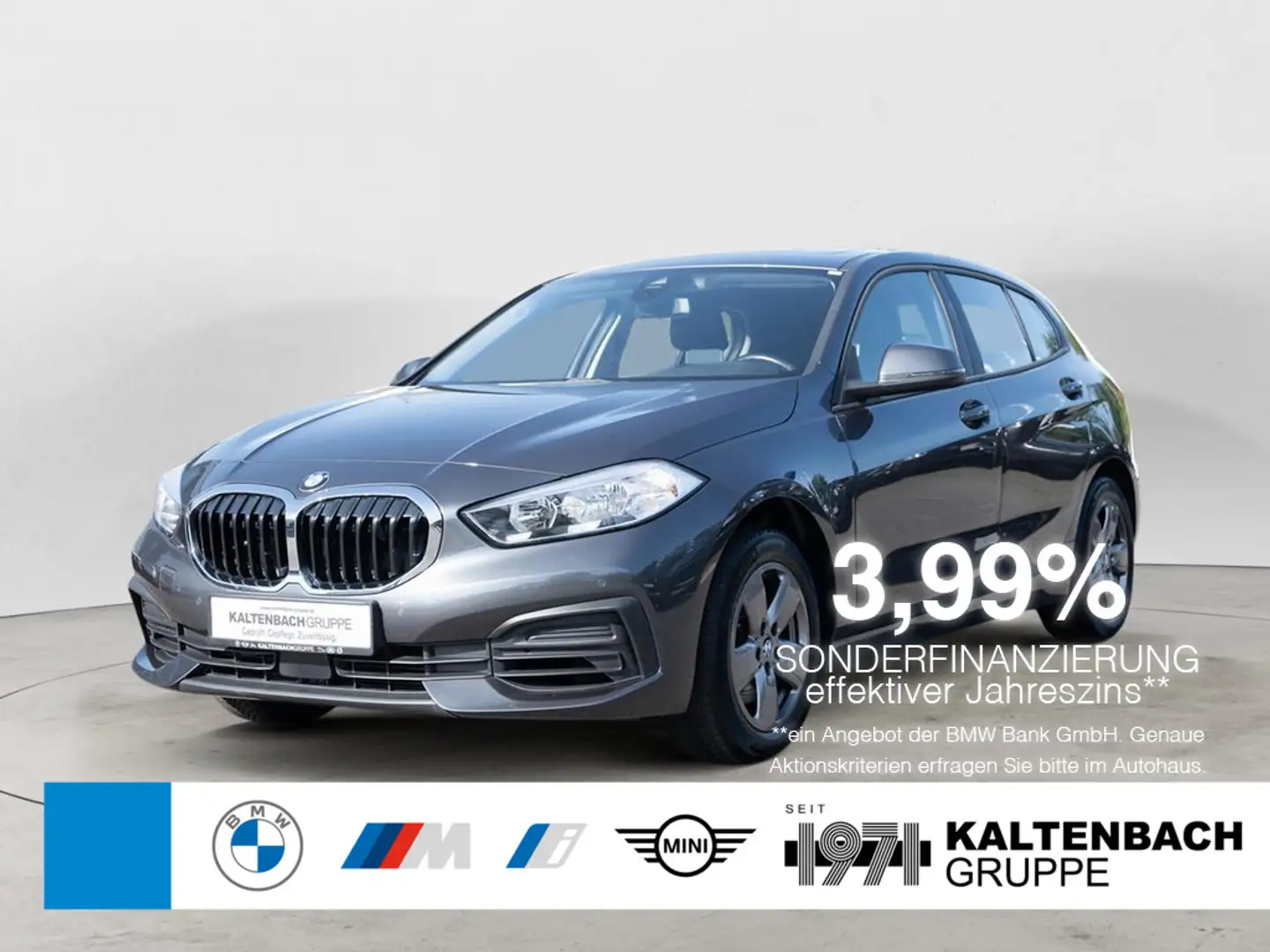 BMW 118 i Advantage PANO W-LAN NAVI SHZ PDC Gris - 1