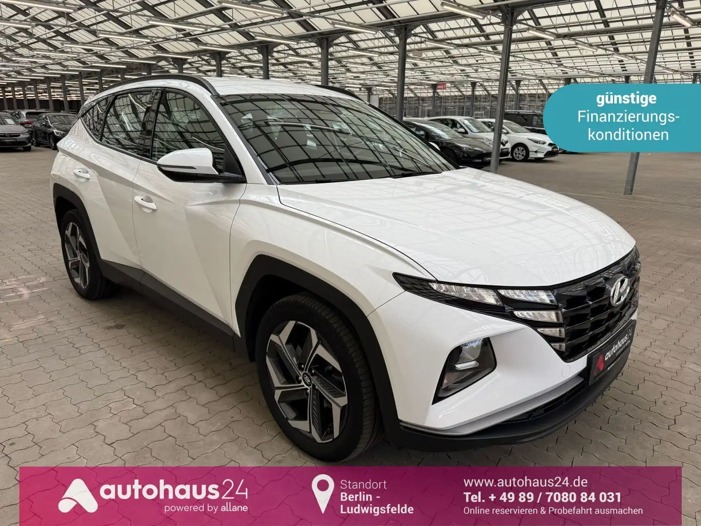 Hyundai TUCSON 1.6 T-GDI  Basis Plug-In Hybrid 4WD Weiß - 1