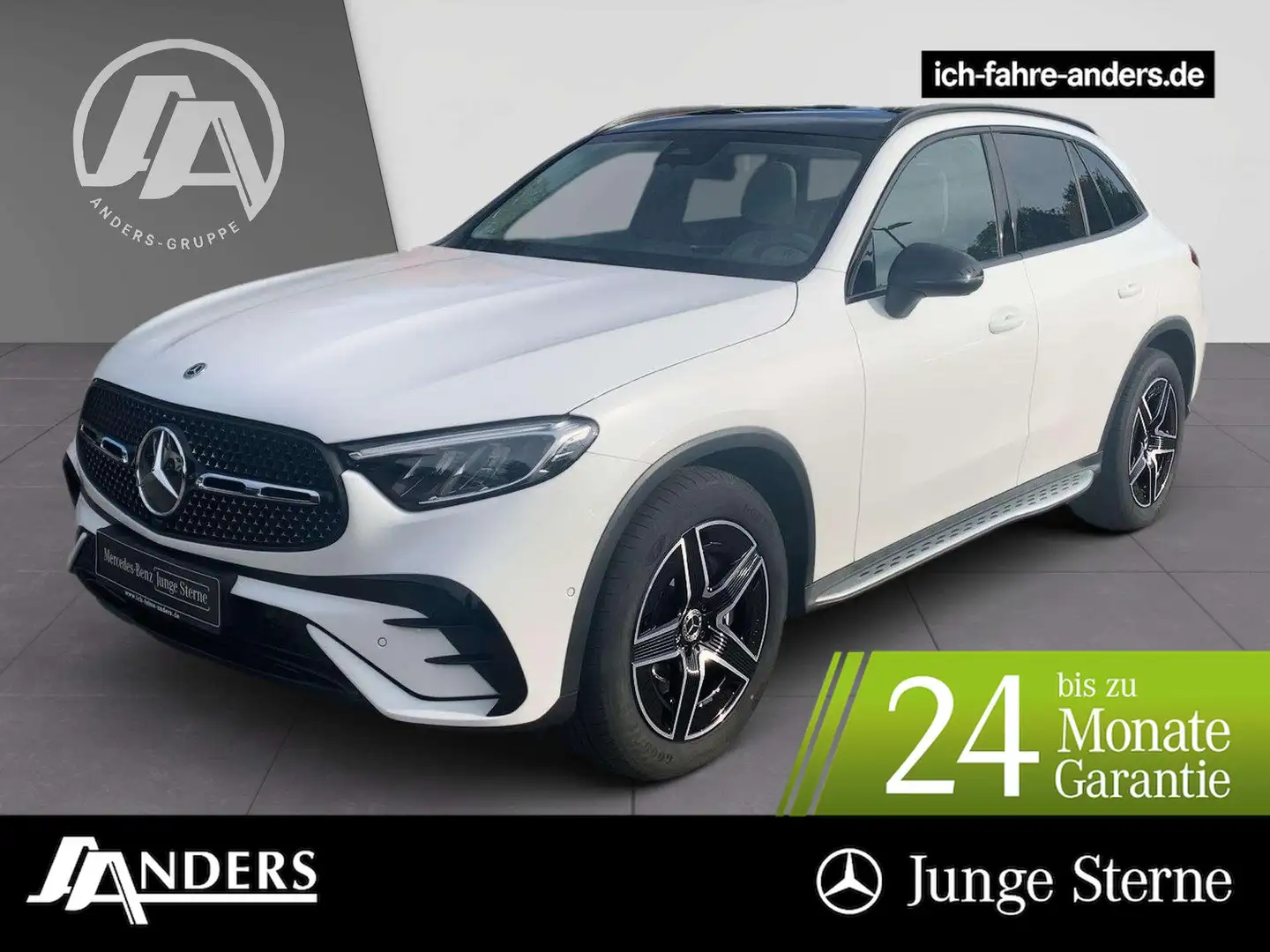 Mercedes-Benz GLC 220 d 4M AMG+MBUX+Pano+Night+LED+Kam+EASY-P. Weiß - 1