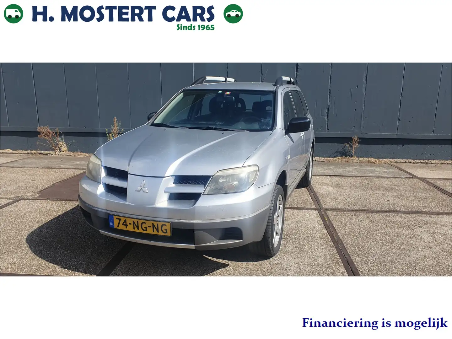 Mitsubishi Outlander 2.0 Comfort Bj.2003 Airco Handgeschakeld Electr. R Сірий - 1