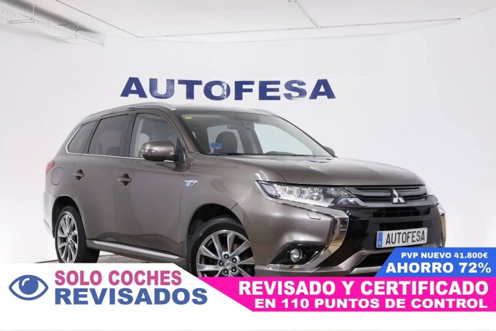 Mitsubishi Outlander 2.0 PHEV 121CV 4WD AUTO 5P # CAMARA, CLIMATIZADOR Marrón - 2