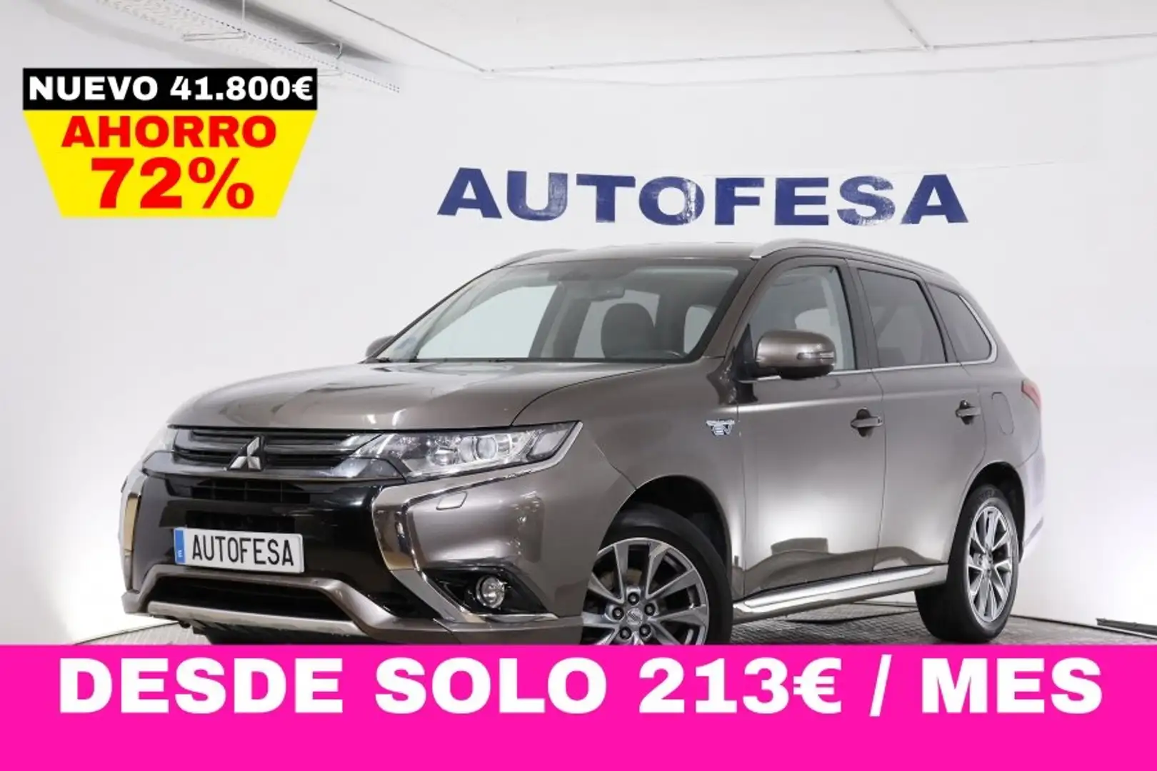 Mitsubishi Outlander 2.0 PHEV 121CV 4WD AUTO 5P # CAMARA, CLIMATIZADOR Marrón - 1