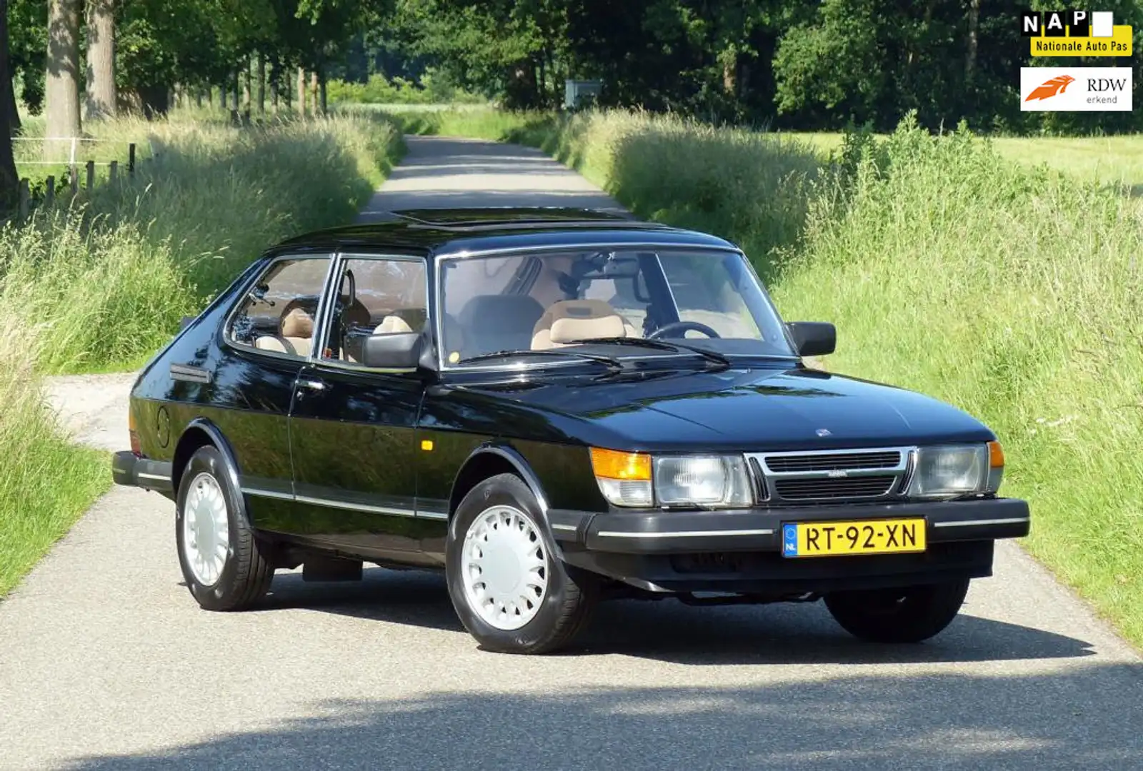Saab 900 Coupé 2.0 C Zwart - 1