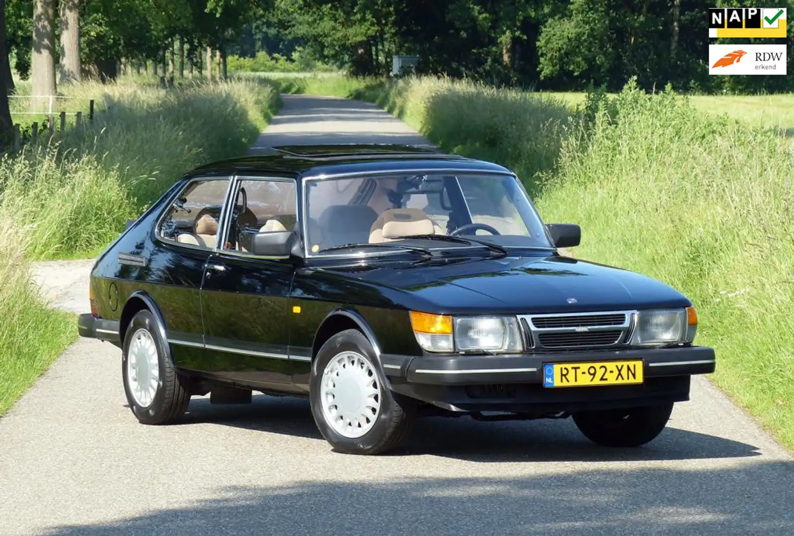 Saab 900 Coupé 2.0 C Чёрный - 1