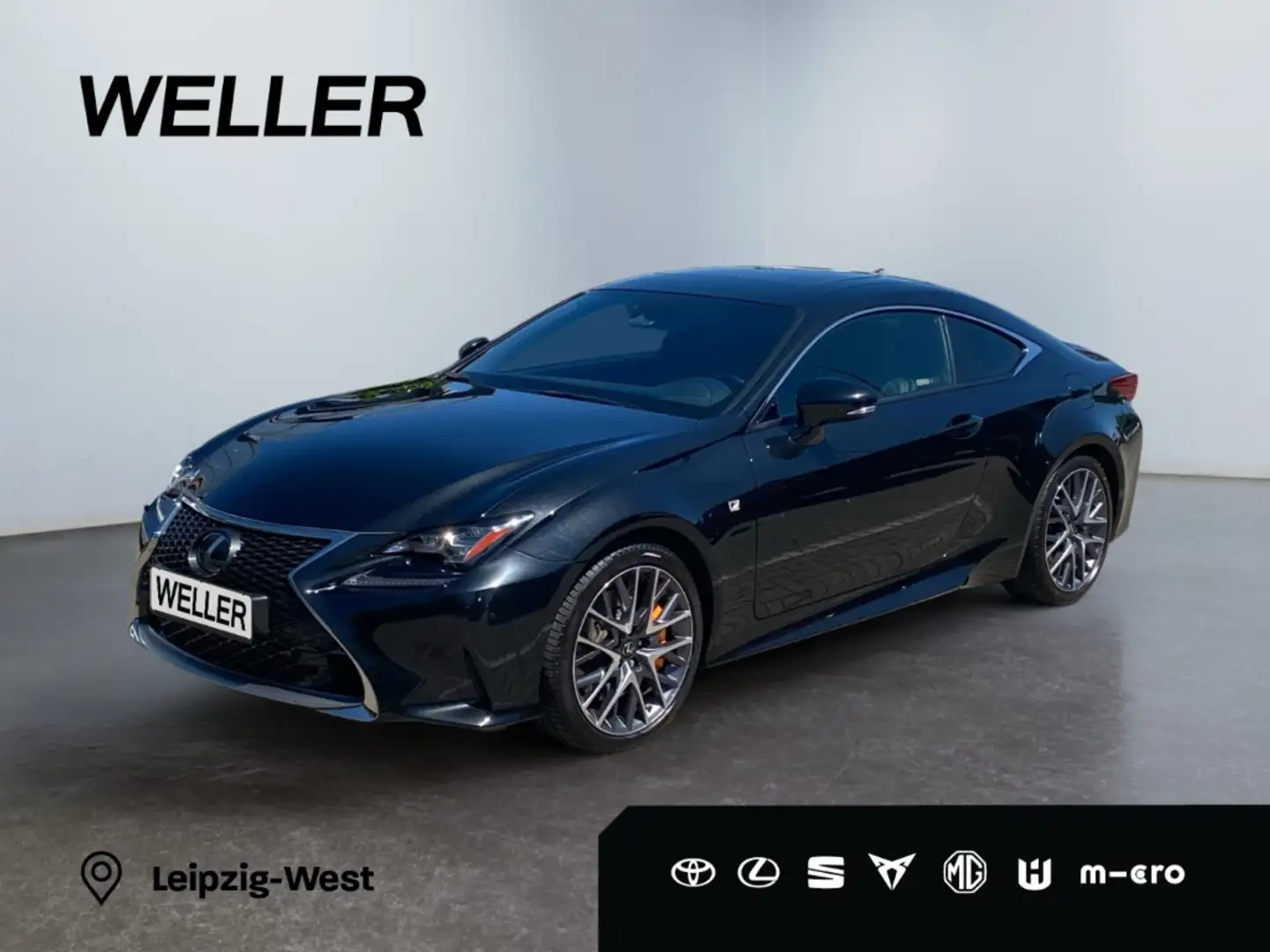 Lexus RC 200t F SPORT *LED*Pano*Leder*ACC*adap. Fahrw* Black - 1