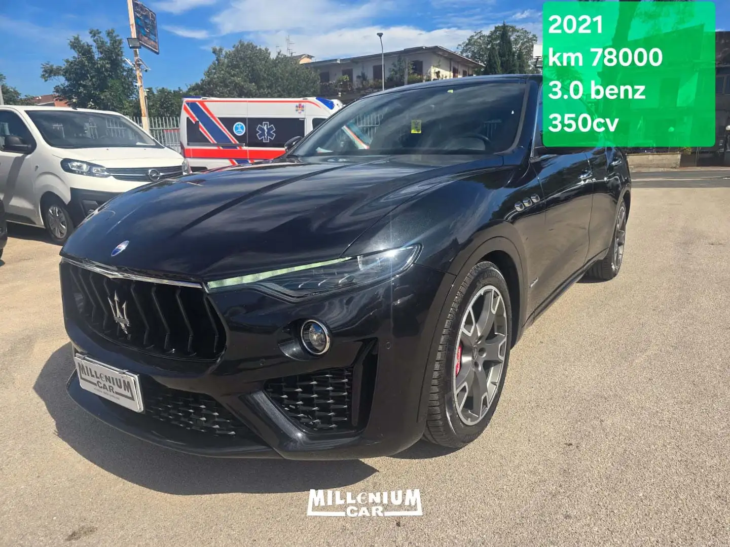Maserati Levante Levante 2021 3.0 V6 Gransport 350cv auto Zwart - 1