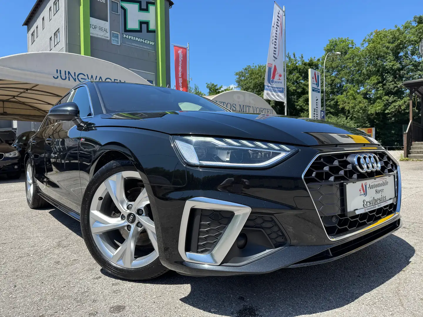 Audi A4 Avant 35 TDI S-line S-tronic+Head-Up-Display+Navi Zwart - 1