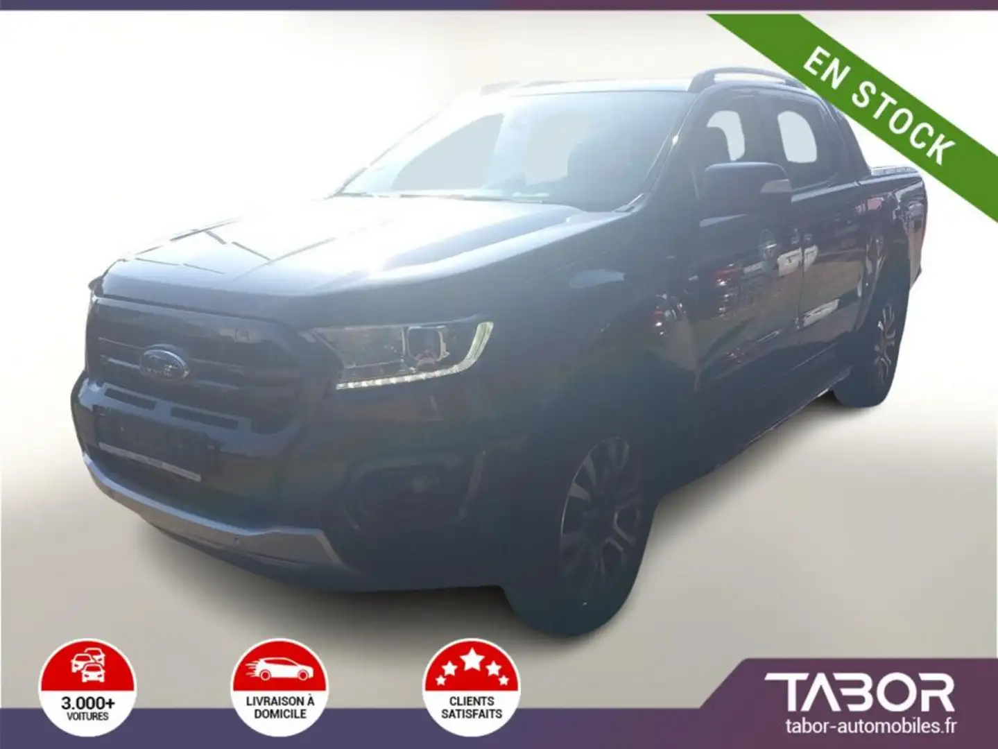 Ford Ranger 213 4x4 Wildtrak DK Attel. ACC GPS Gris - 1