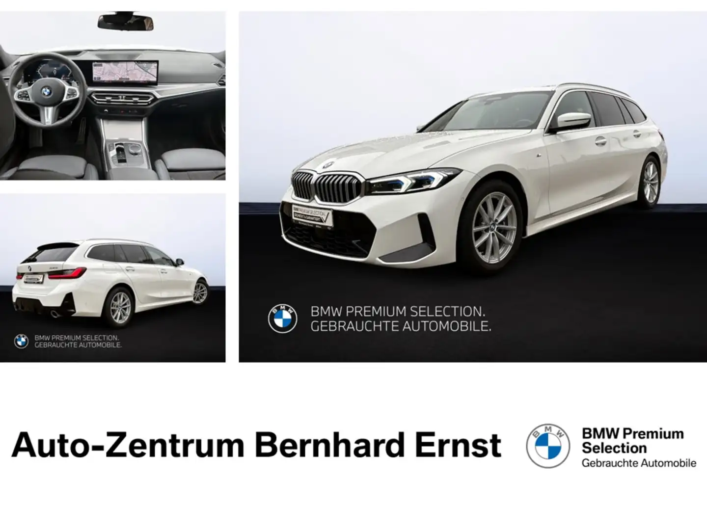 BMW 330 i Tou M Sportpaket Pano AHK DAB E-Sitz-Memory Weiß - 1