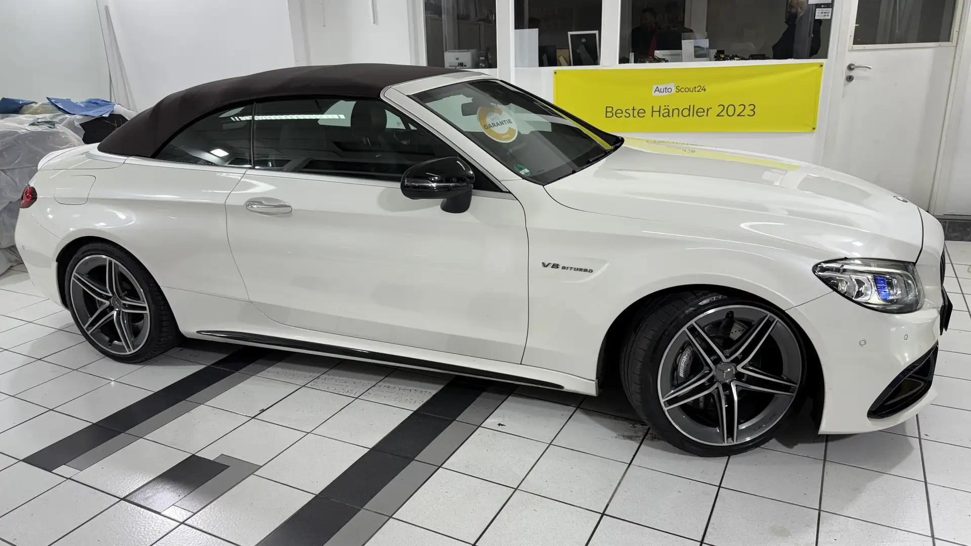 Mercedes-Benz C 63 AMG Burmester Carbon Head-up Multibeam AIRSCARF VOLL! Blanc - 2