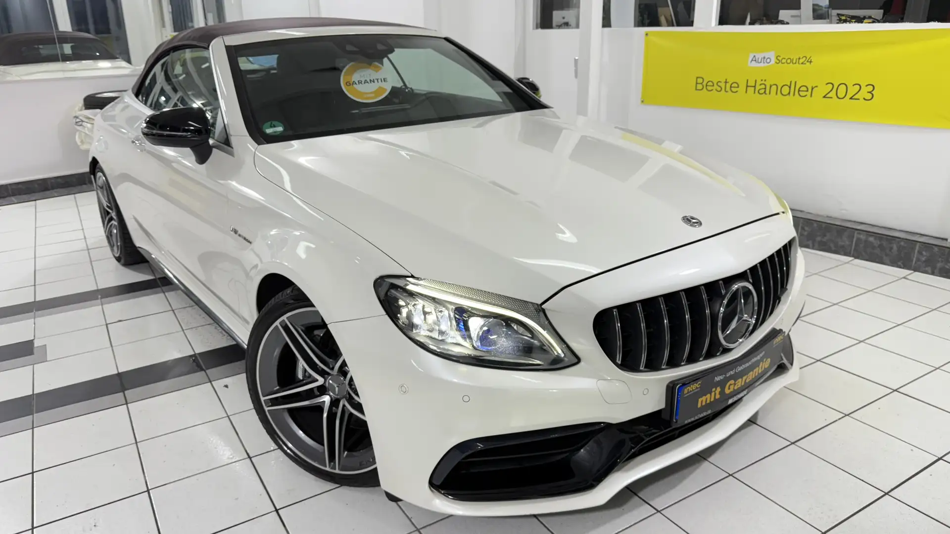 Mercedes-Benz C 63 AMG Burmester Carbon Head-up Multibeam AIRSCARF VOLL! Blanc - 1