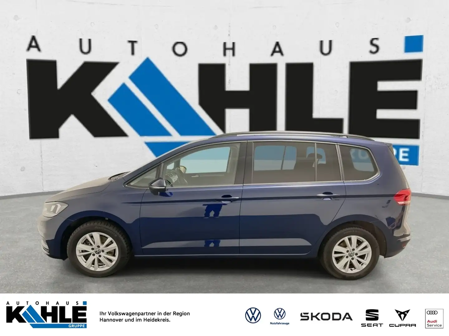 Volkswagen Touran 1.5 TSI Comfortline ACC SHZ Klima PDC DAB+ Klima Bleu - 1