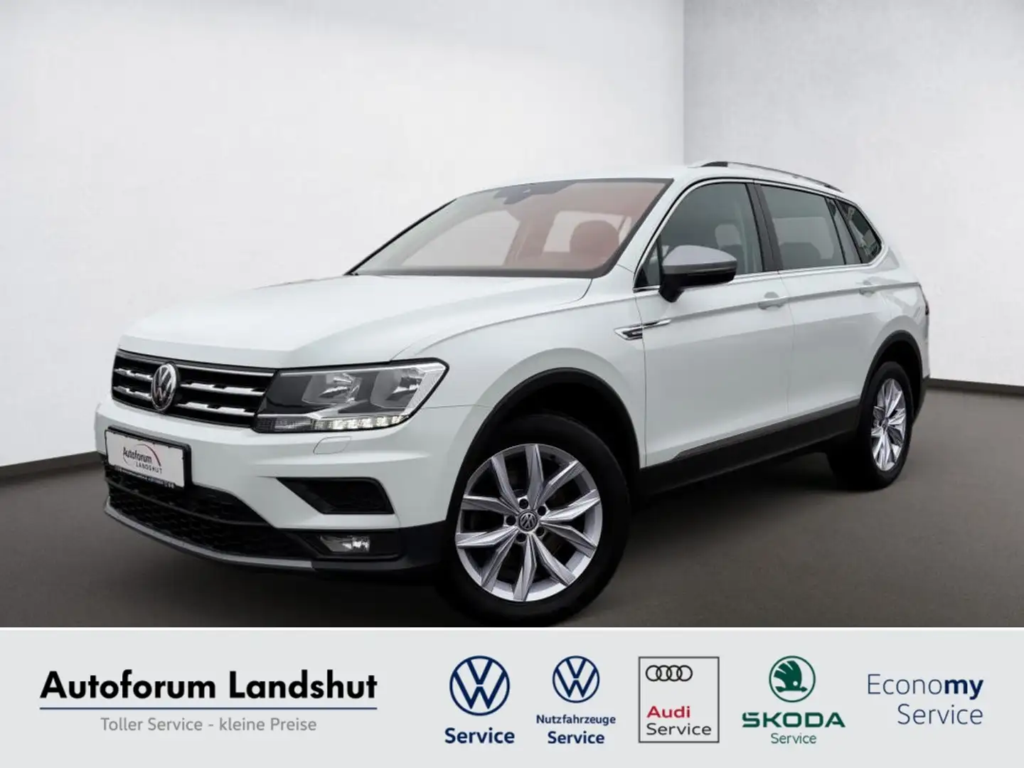Volkswagen Tiguan Allspace 2.0 TDI 4M NAVI/VIRT/DYN/ASSIST Weiß - 1