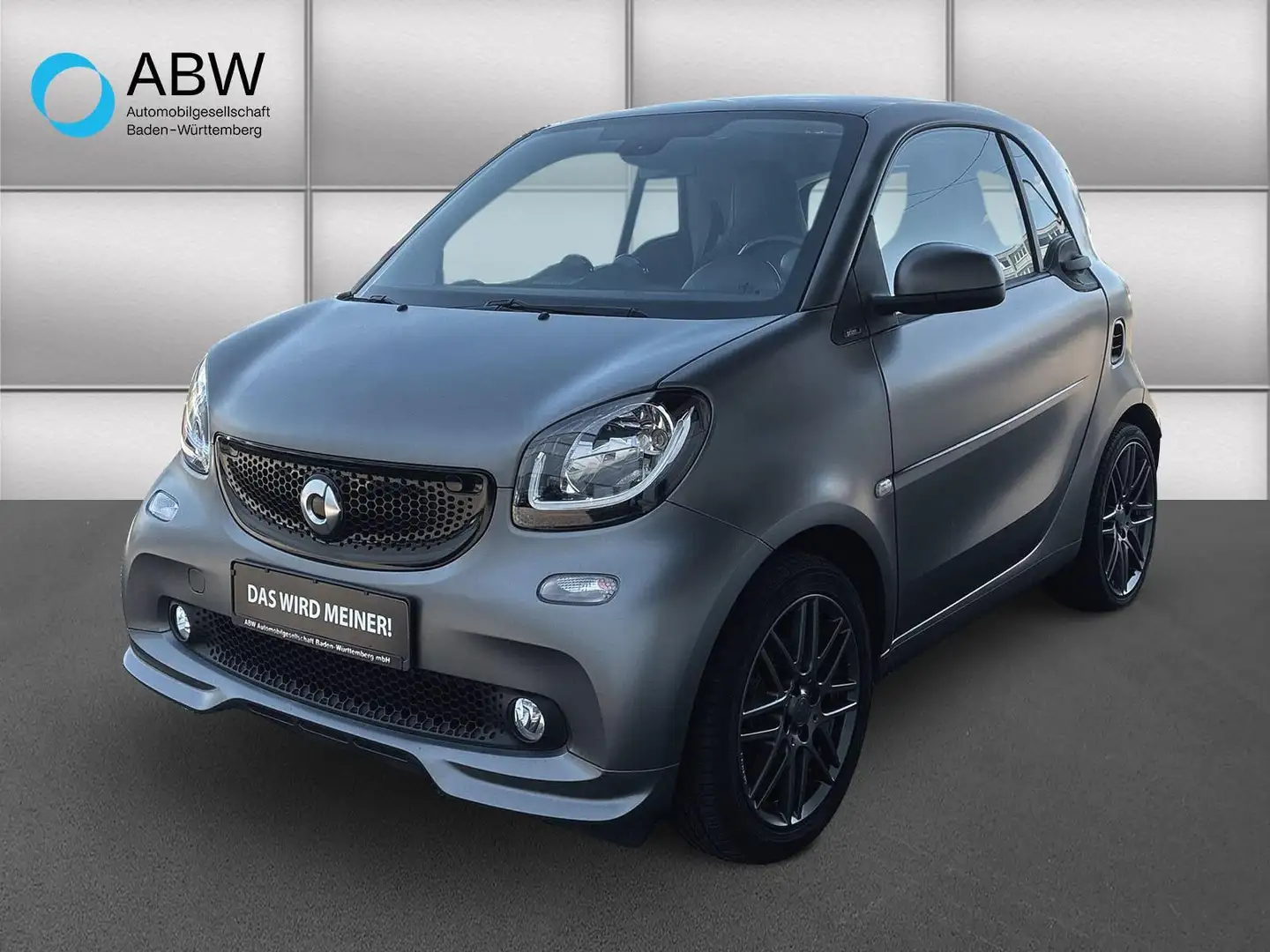 smart forTwo coupe 0.9 Turbo Prime Sport-Paket Brabus Grau - 1