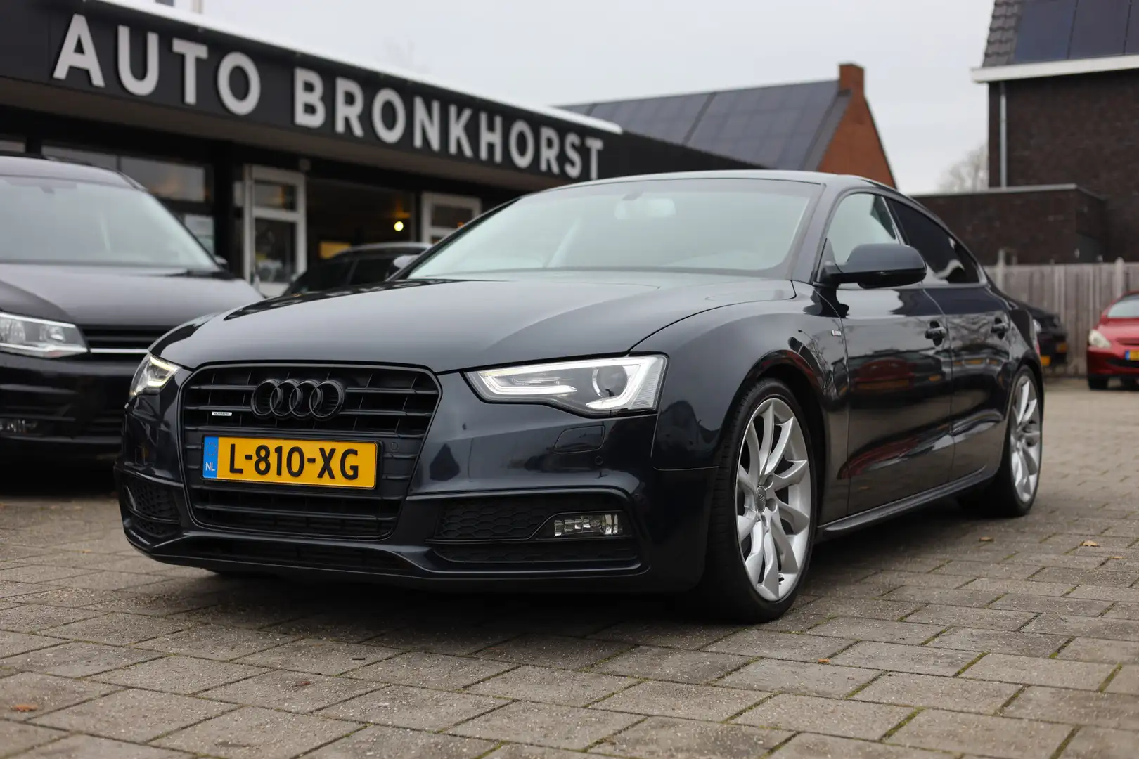 Audi A5 Sportback 2.0 TFSI QUATTRO S-LINE | 260 PK | CAMER Blauw - 1