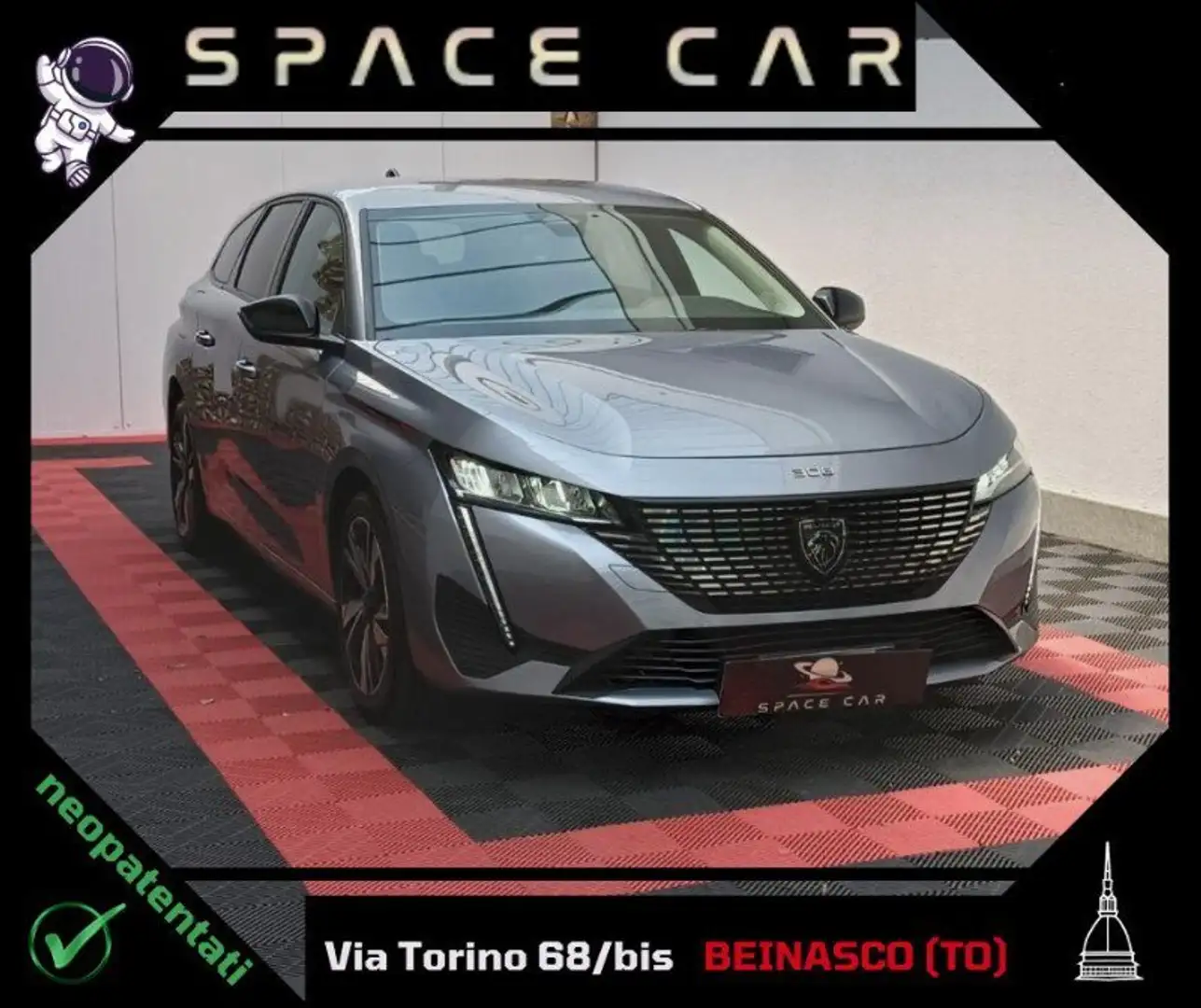 Peugeot 308 308 BlueHDi 130 S&S EAT8 SW Allure Pack Gris - 1