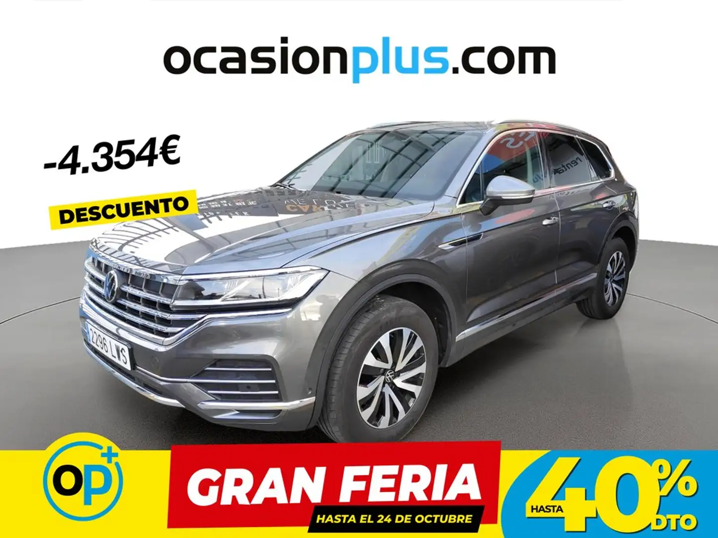 Volkswagen Touareg 3.0TDI V6 Premium Tiptronic Elegance 4M 170kW Gris - 1