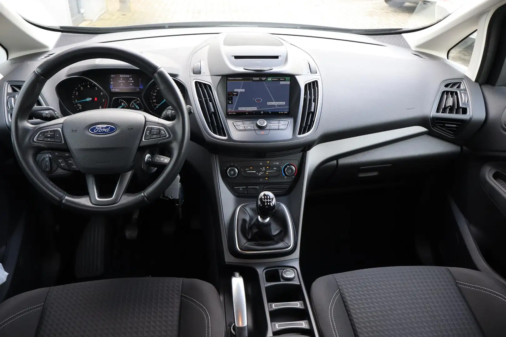Ford C-Max 1.0 Trend Airco, Navigatie, Cruise control, Parkee Zwart - 2