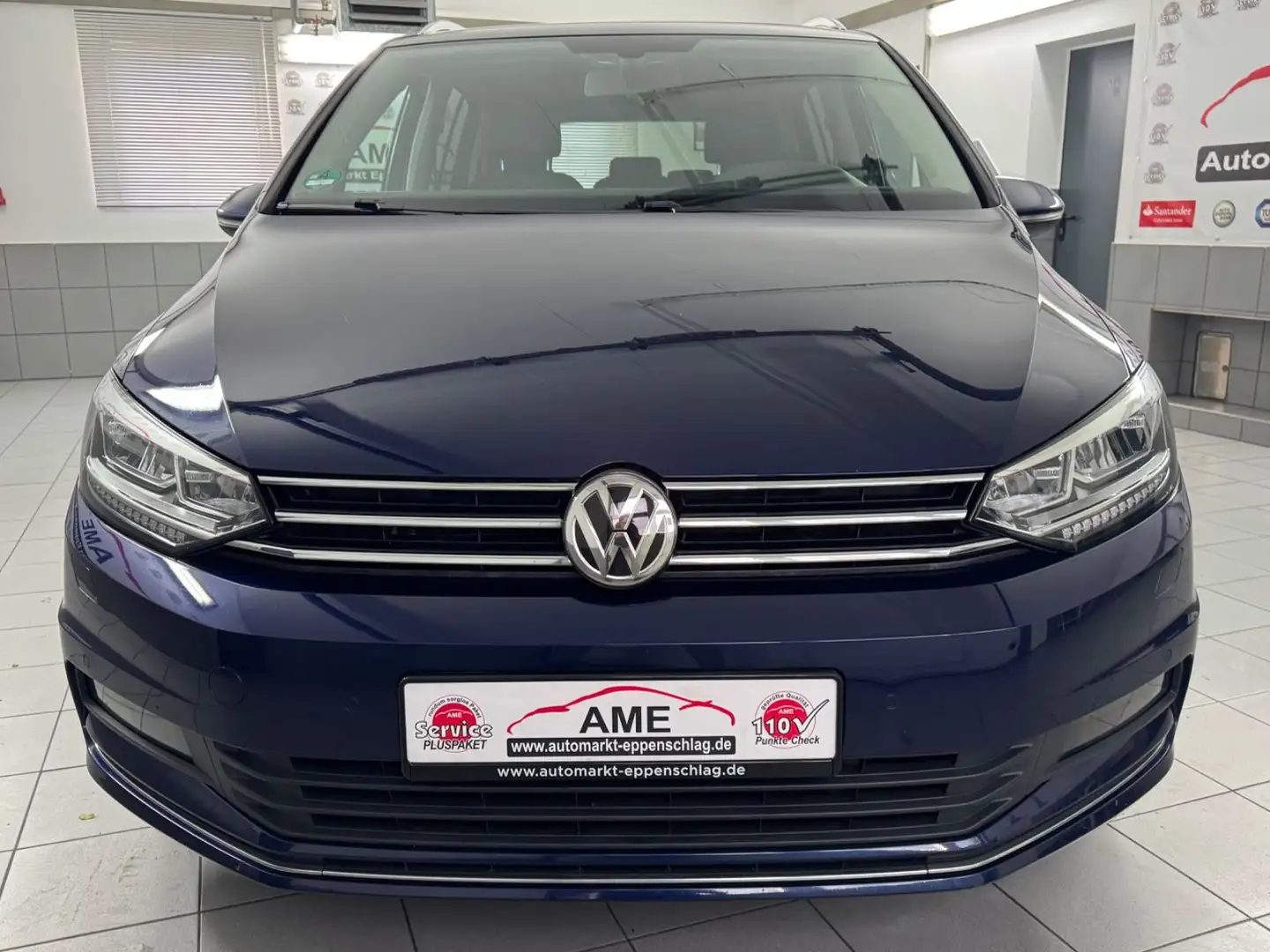 Volkswagen Touran Highline 7-Sitzer *Navi|Kamera|ACC|LED* Blauw - 2