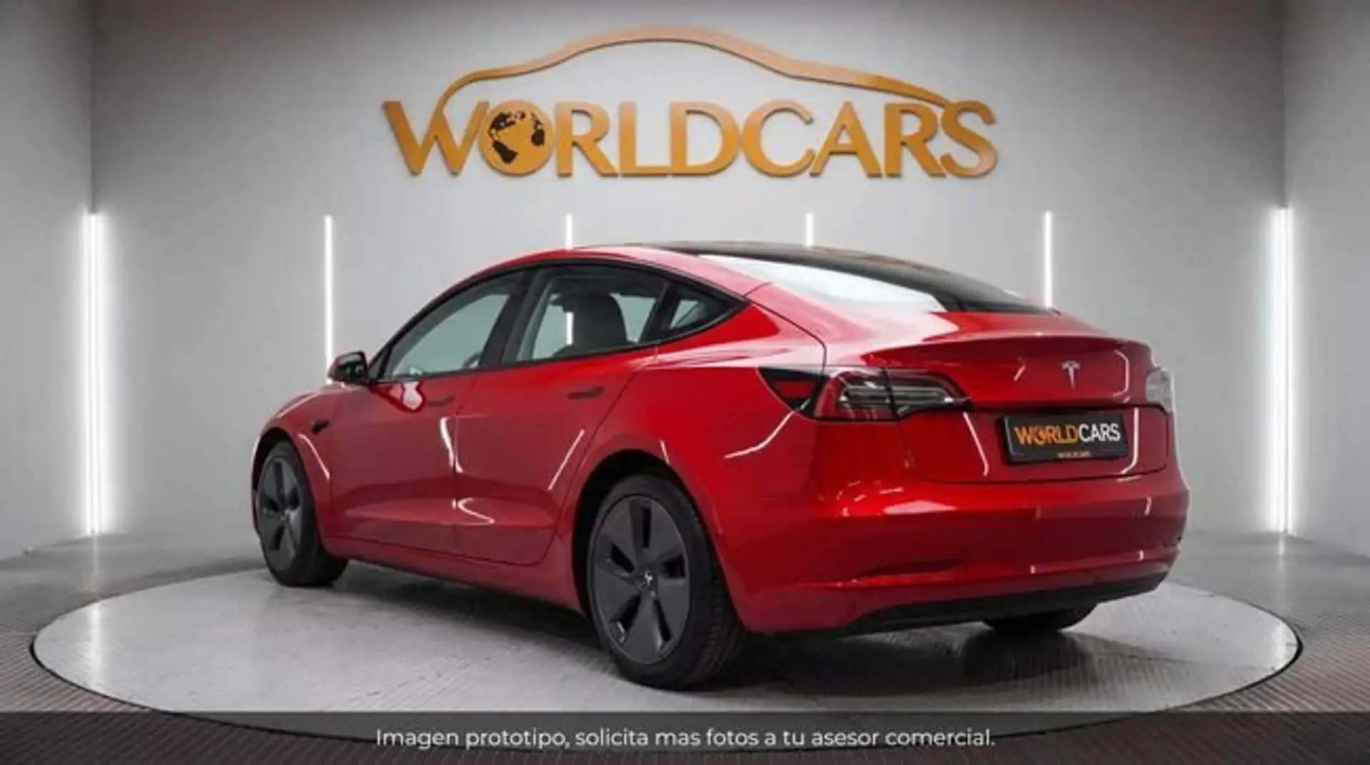 Tesla Model 3 standard rwd plus Rojo - 2