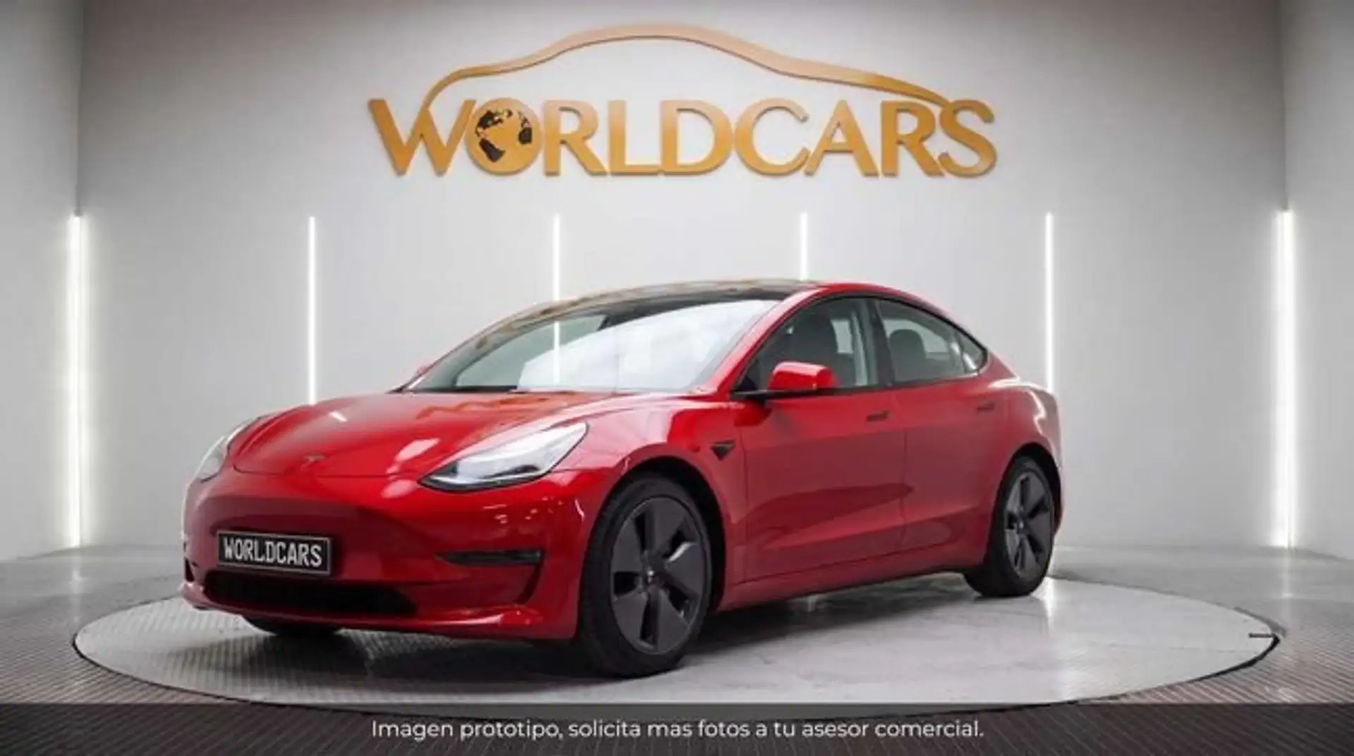Tesla Model 3 standard rwd plus Rojo - 1