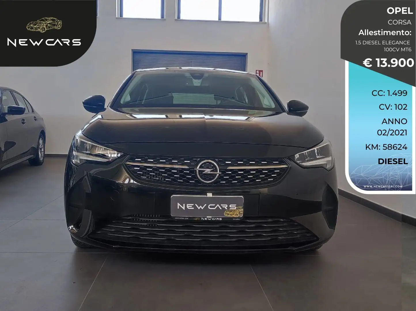 Opel Corsa Corsa VI 2020 1.5 Elegance s Nero - 1