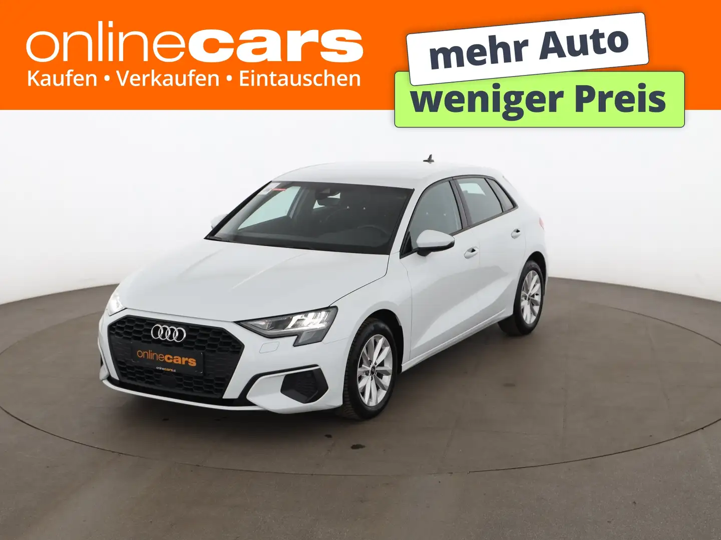Audi A3 SB 30 TFSI LED NAVI ASSIST TEMPOMAT KLIMA PDC Weiß - 1