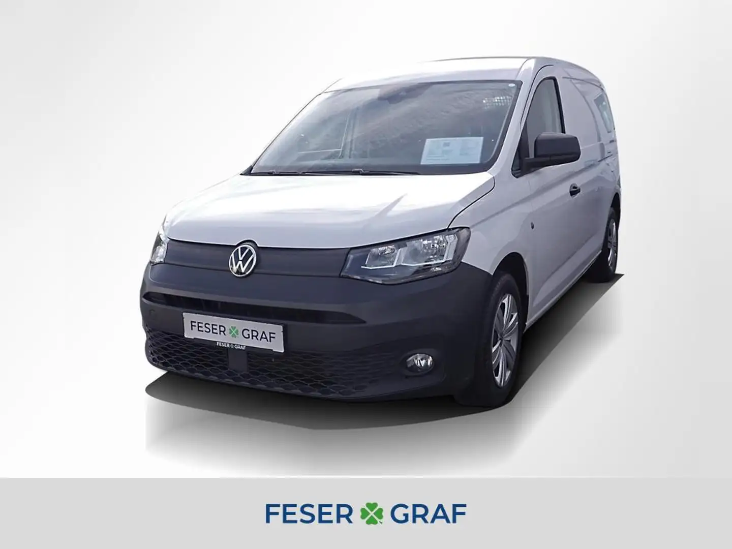 Volkswagen Caddy Maxi Cargo 2.0 TDI PDC Klima HKGlas Holzbo Weiß - 1