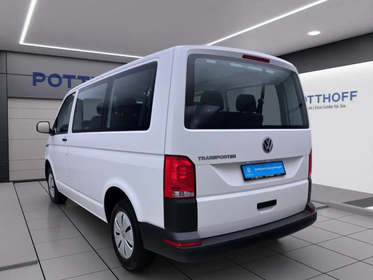 Volkswagen T6.1 Transporter Kombi 2.0 TDI 9-SITZER NAVI PDC KLIMA Weiß - 2