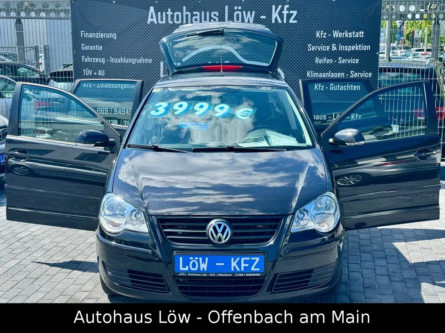 Volkswagen Polo 1.2 Comfortline TÜVNEU SCHECKHEFT ALLWETTER Negru - 1