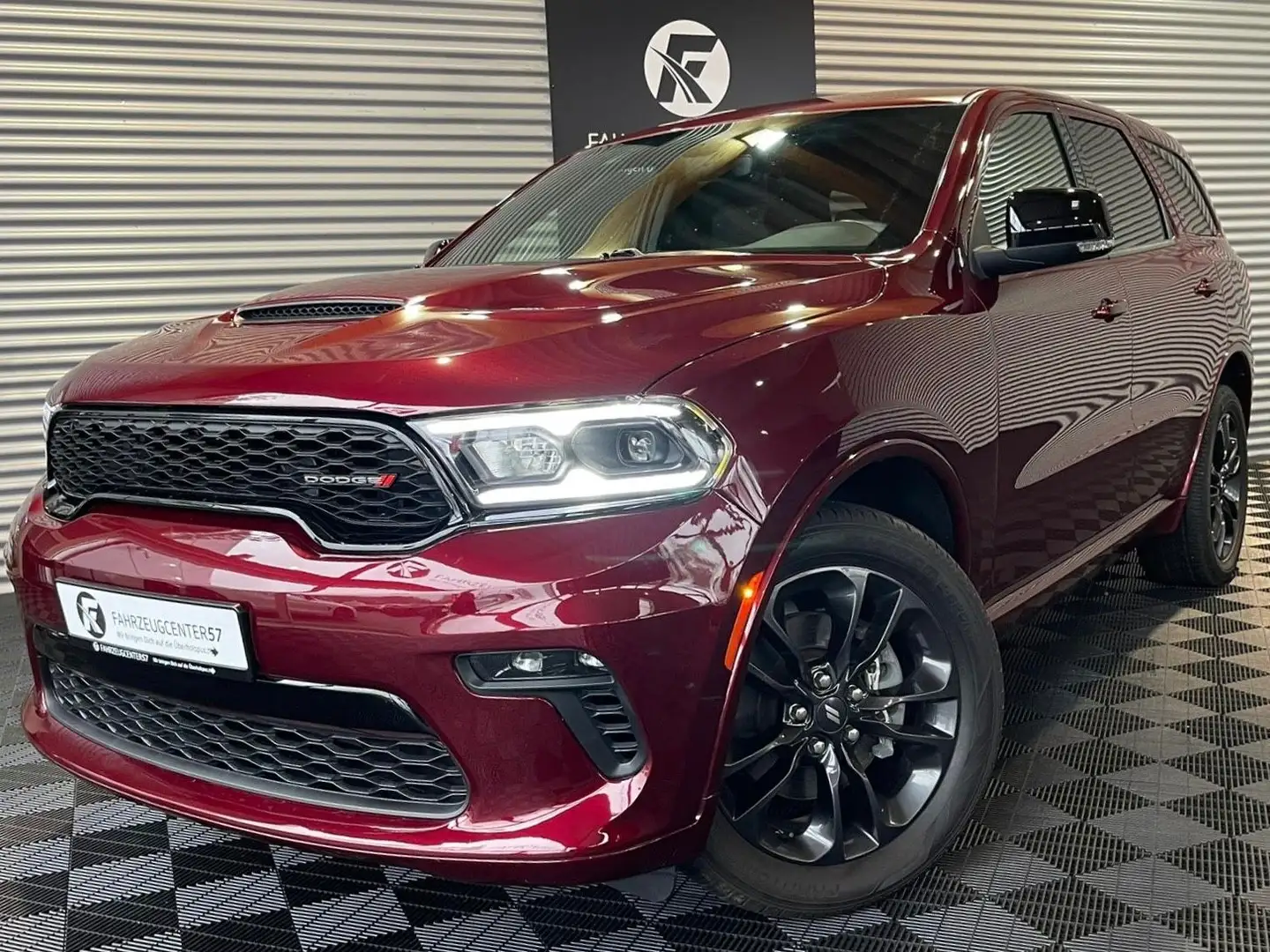 Dodge Durango GT V6 3.6L 4x4/NAVI/PDC/6-SITZER/LPG Roşu - 1
