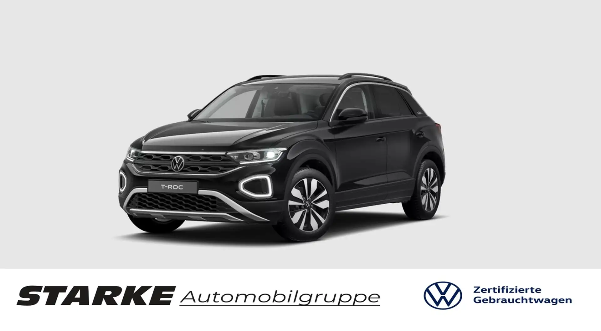 Volkswagen T-Roc 2.0 TDI DSG Goal Schwarz - 1