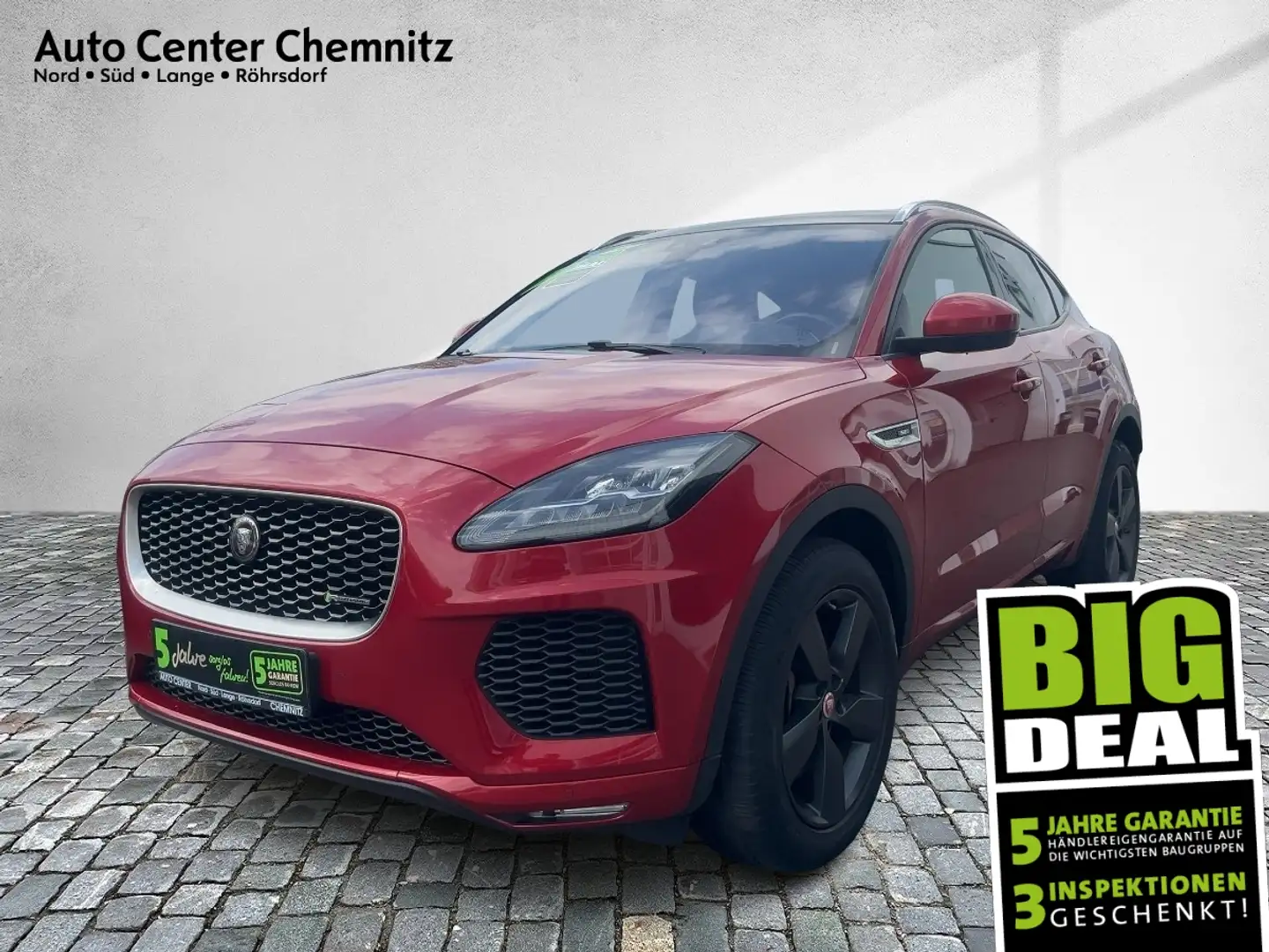 Jaguar E-Pace AT9 AWD R-Dynamic SE LED/Navi/Leder/19'' Rot - 1