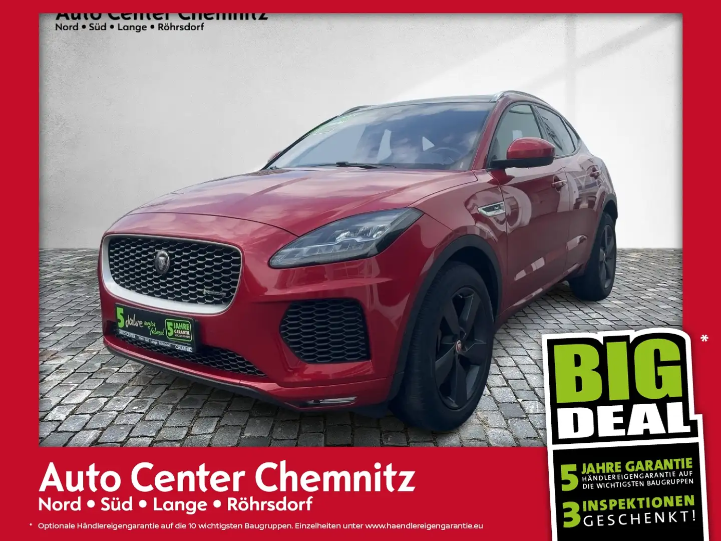 Jaguar E-Pace P300 AT9 4WD R-Dynamic SE LED/Navi/Leder Rot - 1