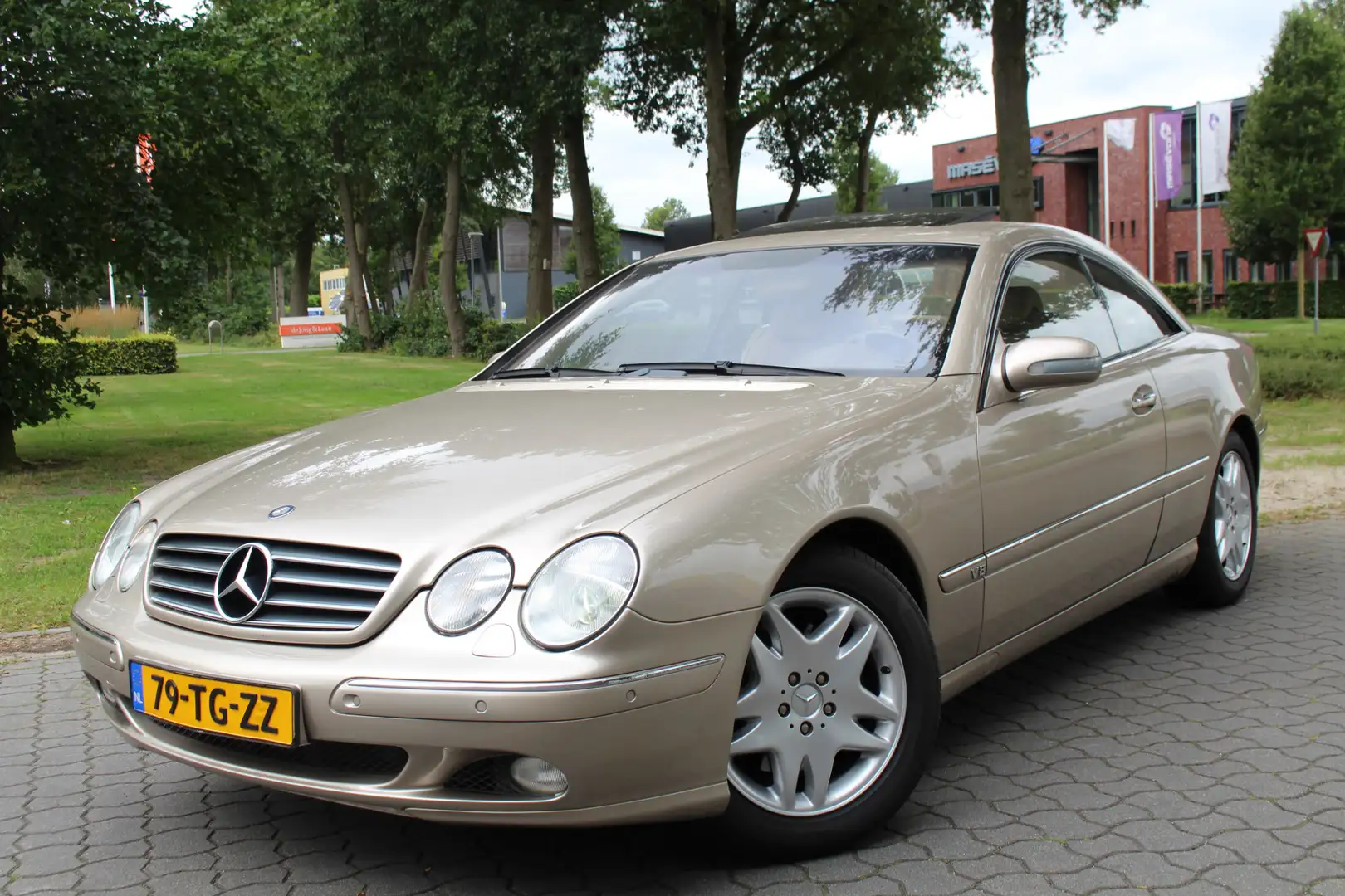 Mercedes-Benz CL 500 V8 Luchtvering, NIEUWSTAAT Collectorsitem FULL SER Beige - 1