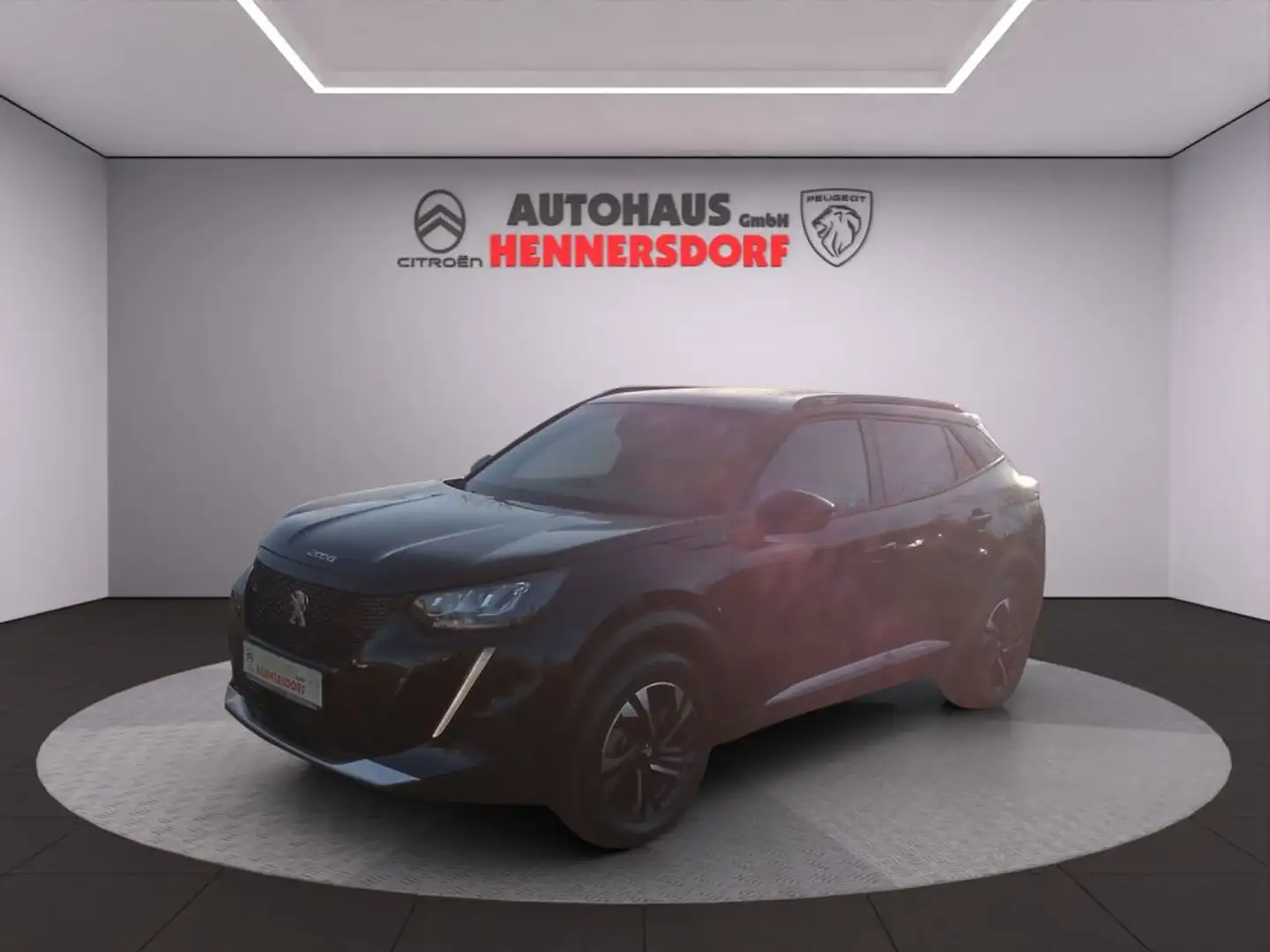 Peugeot 2008 Elektro Allure Schwarz - 1