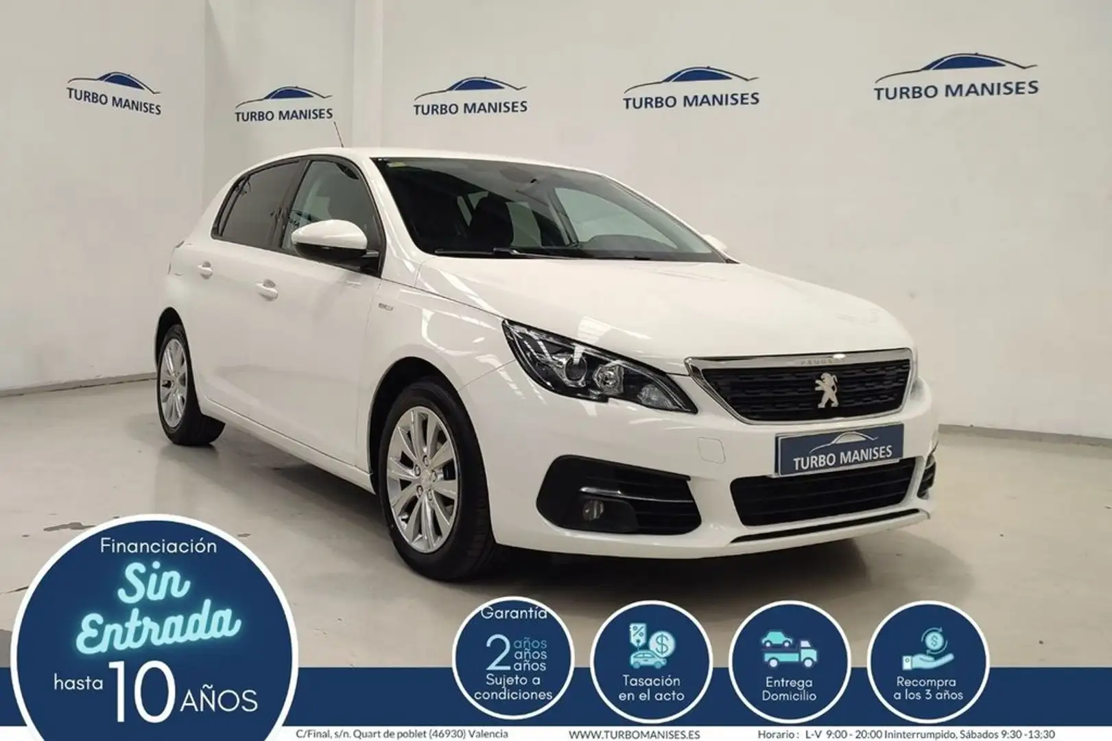 Peugeot 308 5P Style BlueHDi 100 S&S 6 Vel. MAN Weiß - 1