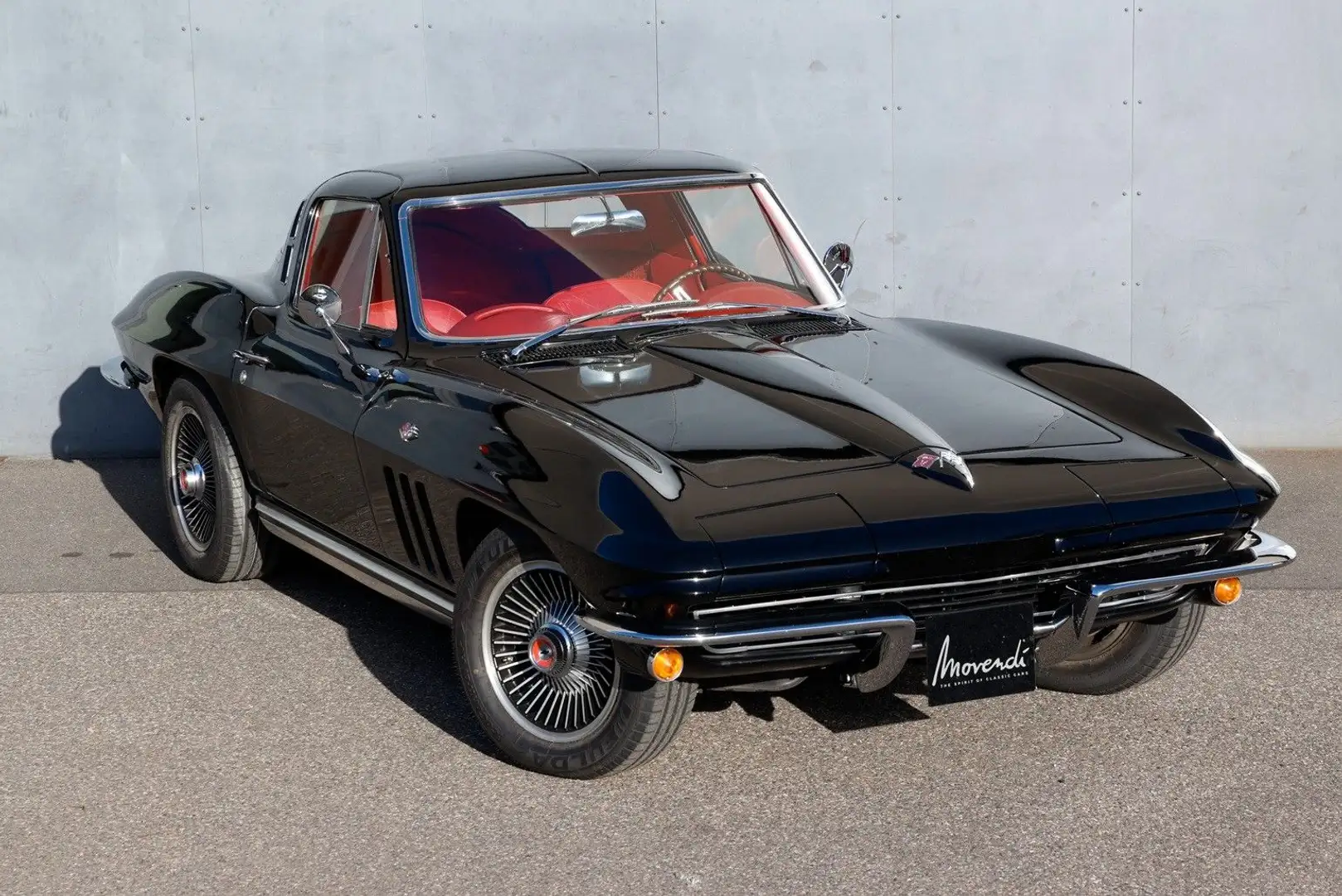 Corvette C2 Sting Ray, Dt Zulassung mit H-Kennz. Schwarz - 1